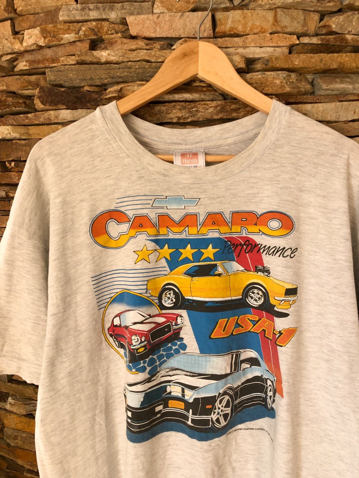 NASCAR × Vintage Vintage Chevrolet Camaro 1987 Tee Size US XL / EU 56 / 4 - 2 Thumbnail