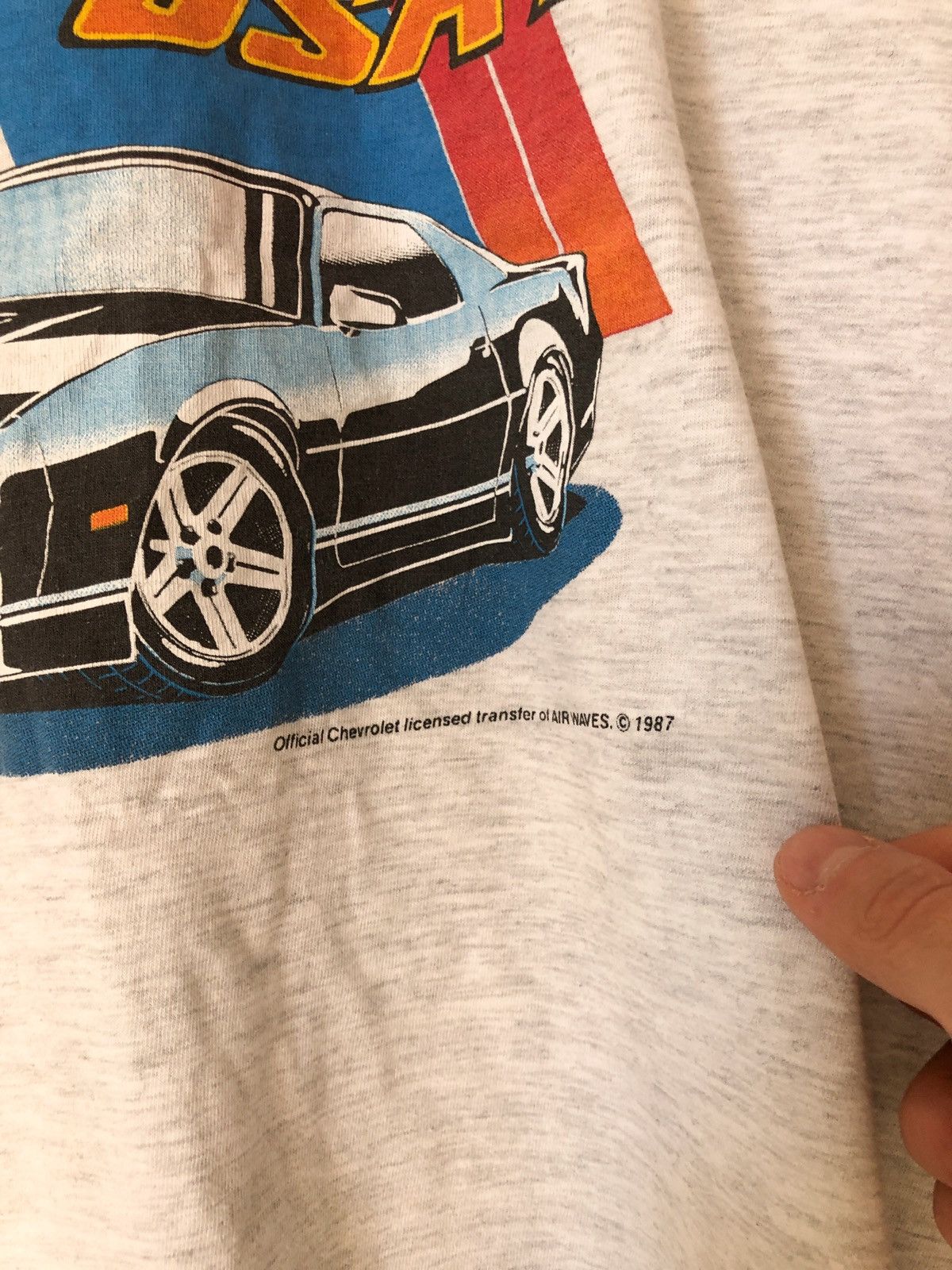 NASCAR × Vintage Vintage Chevrolet Camaro 1987 Tee Size US XL / EU 56 / 4 - 3 Thumbnail