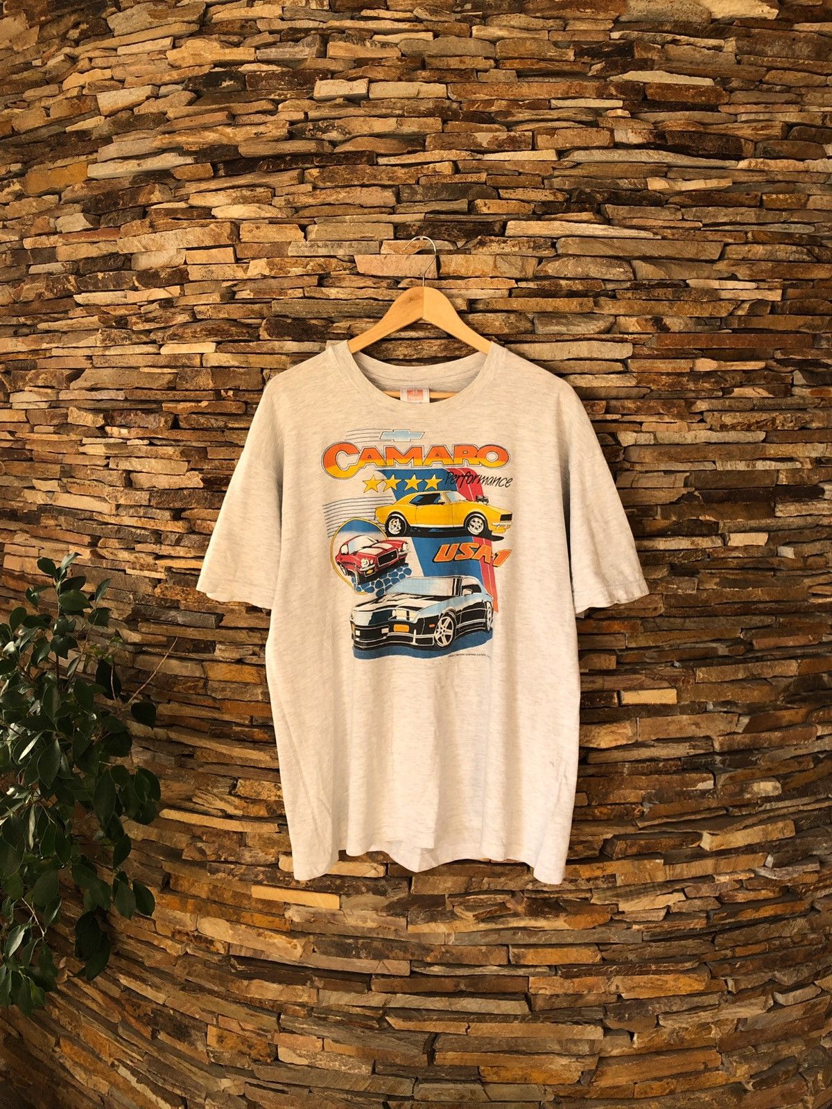 NASCAR × Vintage Vintage Chevrolet Camaro 1987 Tee Size US XL / EU 56 / 4 - 1 Thumbnail