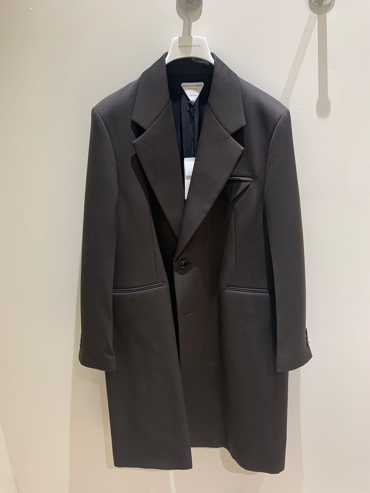 Bottega Veneta Coat in Sponged Grain de Poudre in Cocoa Size US M / EU 48-50 / 2 - 3 Thumbnail
