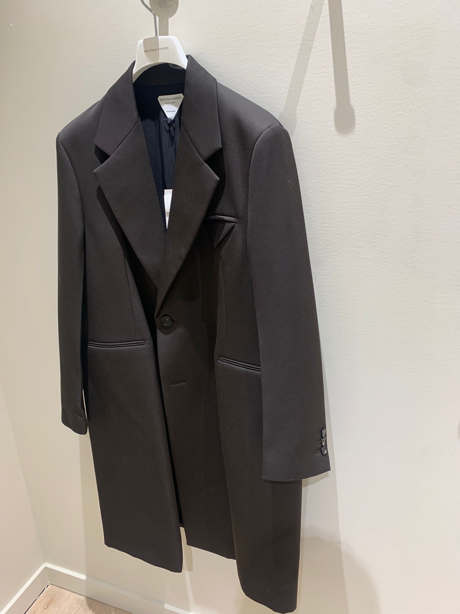 Bottega Veneta Coat in Sponged Grain de Poudre in Cocoa Size US M / EU 48-50 / 2 - 2 Thumbnail