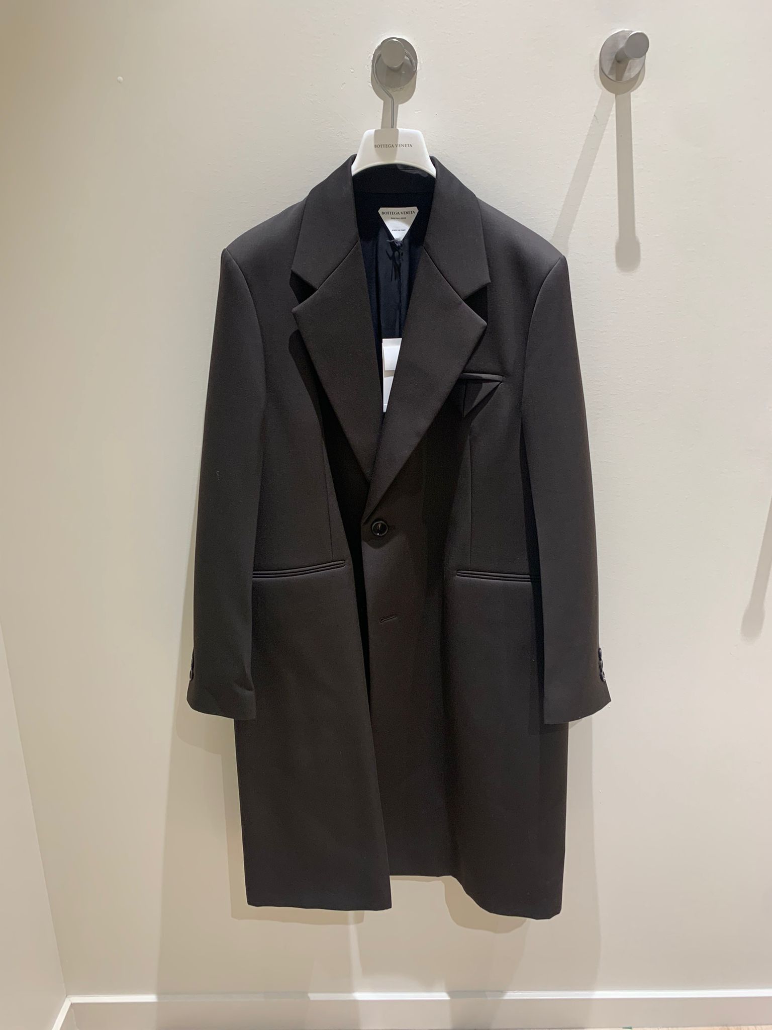Bottega Veneta Coat in Sponged Grain de Poudre in Cocoa Size US M / EU 48-50 / 2 - 1 Thumbnail