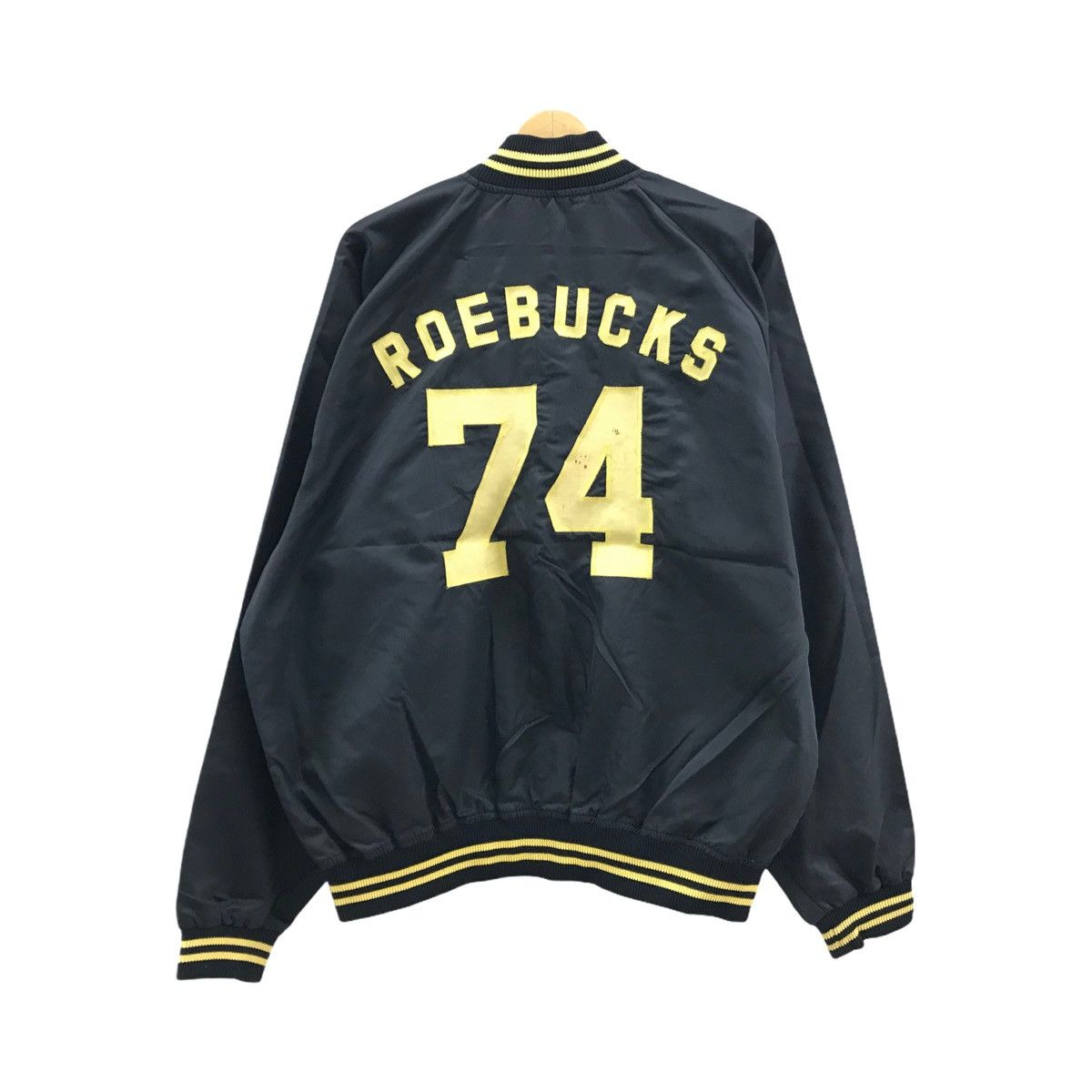 Nutmeg Vintage Varsity Jacket Embroidery Big Logo Roebuck 74 Size US L / EU 52-54 / 3 - 5 Thumbnail