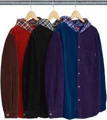 Supreme Supreme Hooded Color Block Corduroy Shirt Size US XL / EU 56 / 4 - 8 Thumbnail