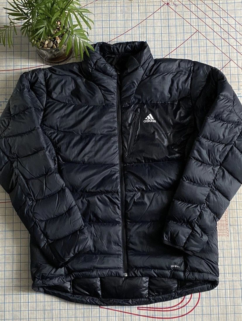 Adidas Adidas Trekking 700 Fill Puffer Jacket Size XL Black