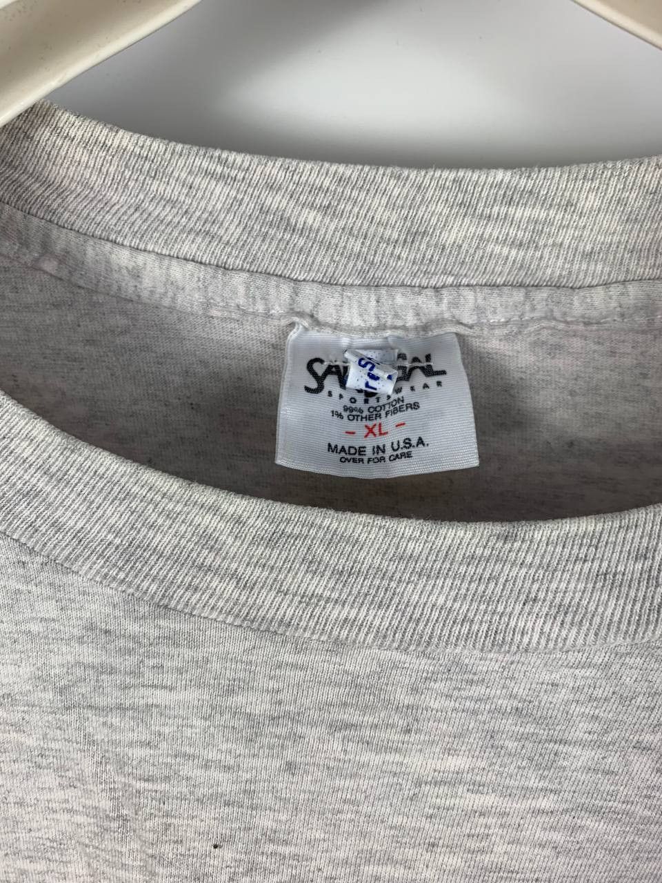 Vintage Vintage t-shirt short sleeve Big Logo grey USA XL Size US XL / EU 56 / 4 - 5 Thumbnail