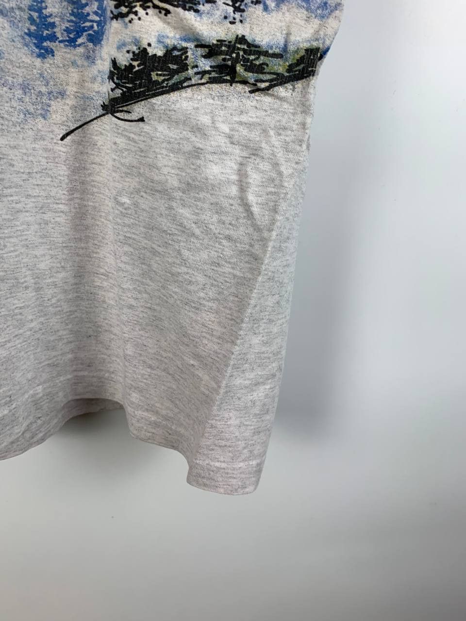 Vintage Vintage t-shirt short sleeve Big Logo grey USA XL Size US XL / EU 56 / 4 - 7 Thumbnail