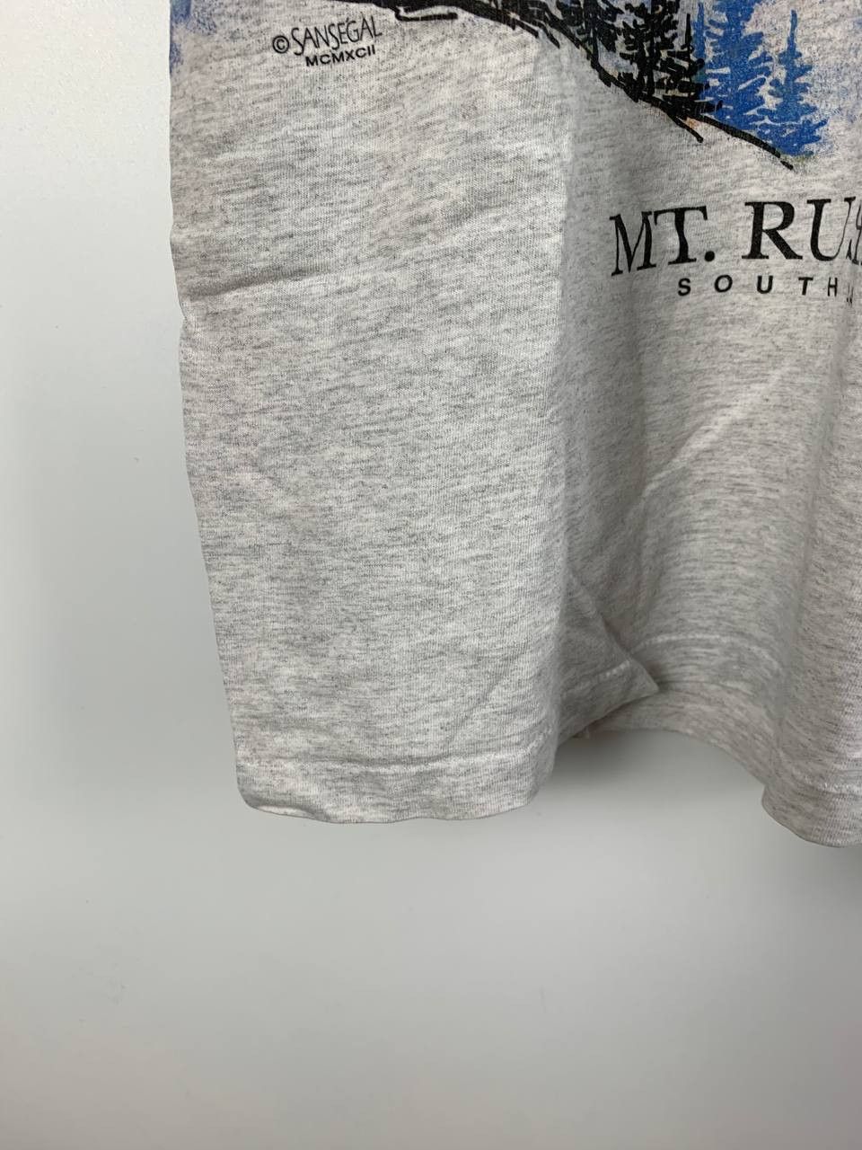 Vintage Vintage t-shirt short sleeve Big Logo grey USA XL Size US XL / EU 56 / 4 - 6 Thumbnail