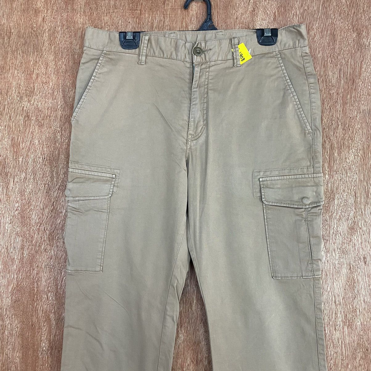 Japanese Brand DLL Uniqlo Brown Multipocket Cargo Pants #1908 Size US 32 / EU 48 - 2 Thumbnail