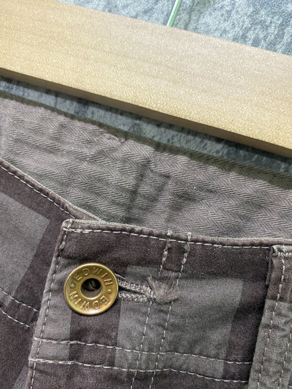 Edwin × Japanese Brand Vintage Mini Flared Edwin Checked Pant Size US 27 - 10 Thumbnail