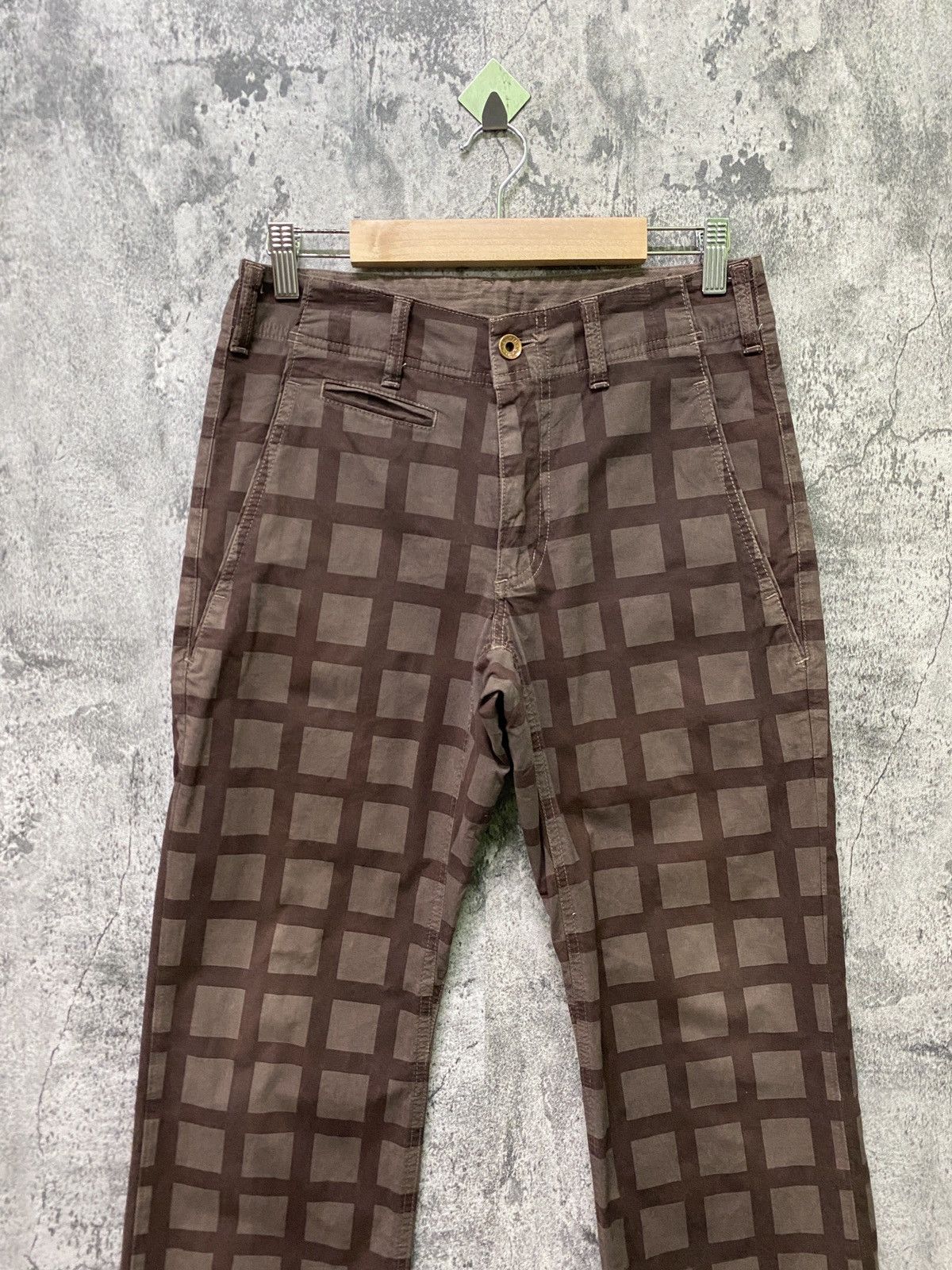 Edwin × Japanese Brand Vintage Mini Flared Edwin Checked Pant Size US 27 - 3 Thumbnail
