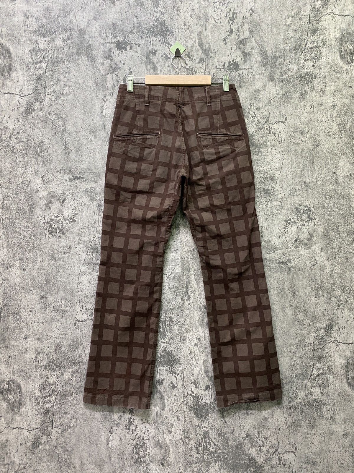 Edwin × Japanese Brand Vintage Mini Flared Edwin Checked Pant Size US 27 - 2 Thumbnail