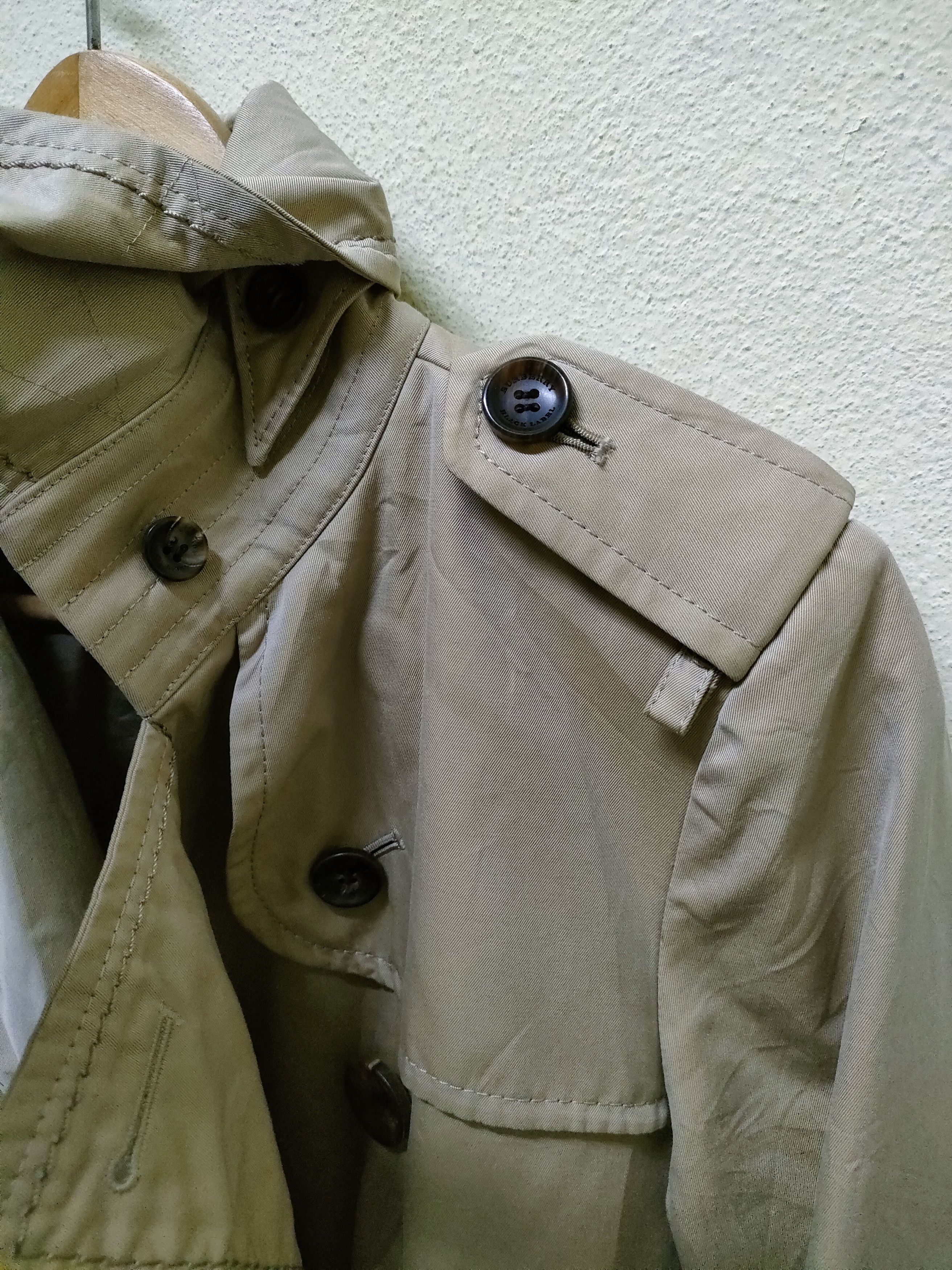 Black Label × Burberry 🔥Burberry Trench Coat Jacket Size US XXS / EU 40 - 2 Thumbnail