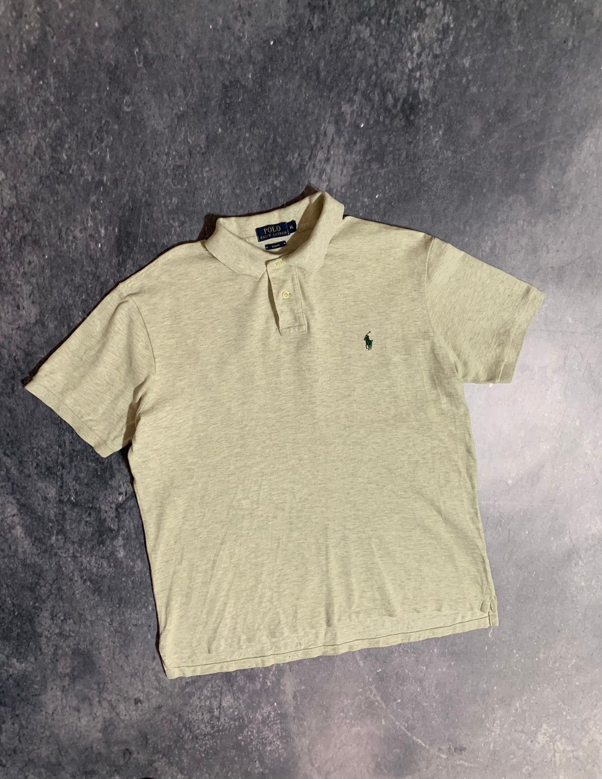 Pre-owned Polo Ralph Lauren X Vintage Polo Ralph Laurent Polo T Shirt Tee Baggy Y2k 90's In Grey