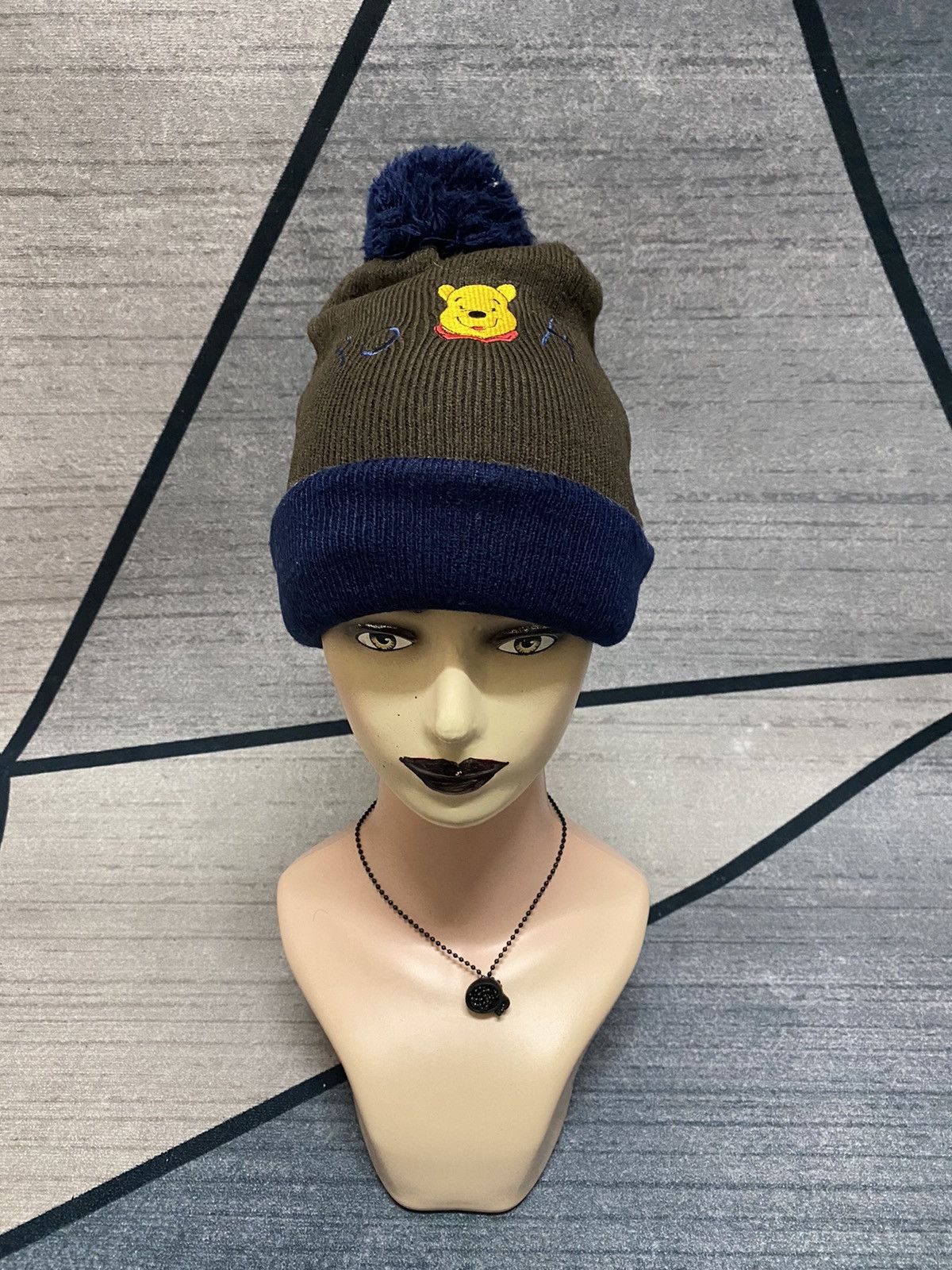 Disney Winnie The Pooh Embroidered Logo Beanie Hat Size ONE SIZE - 1 Thumbnail