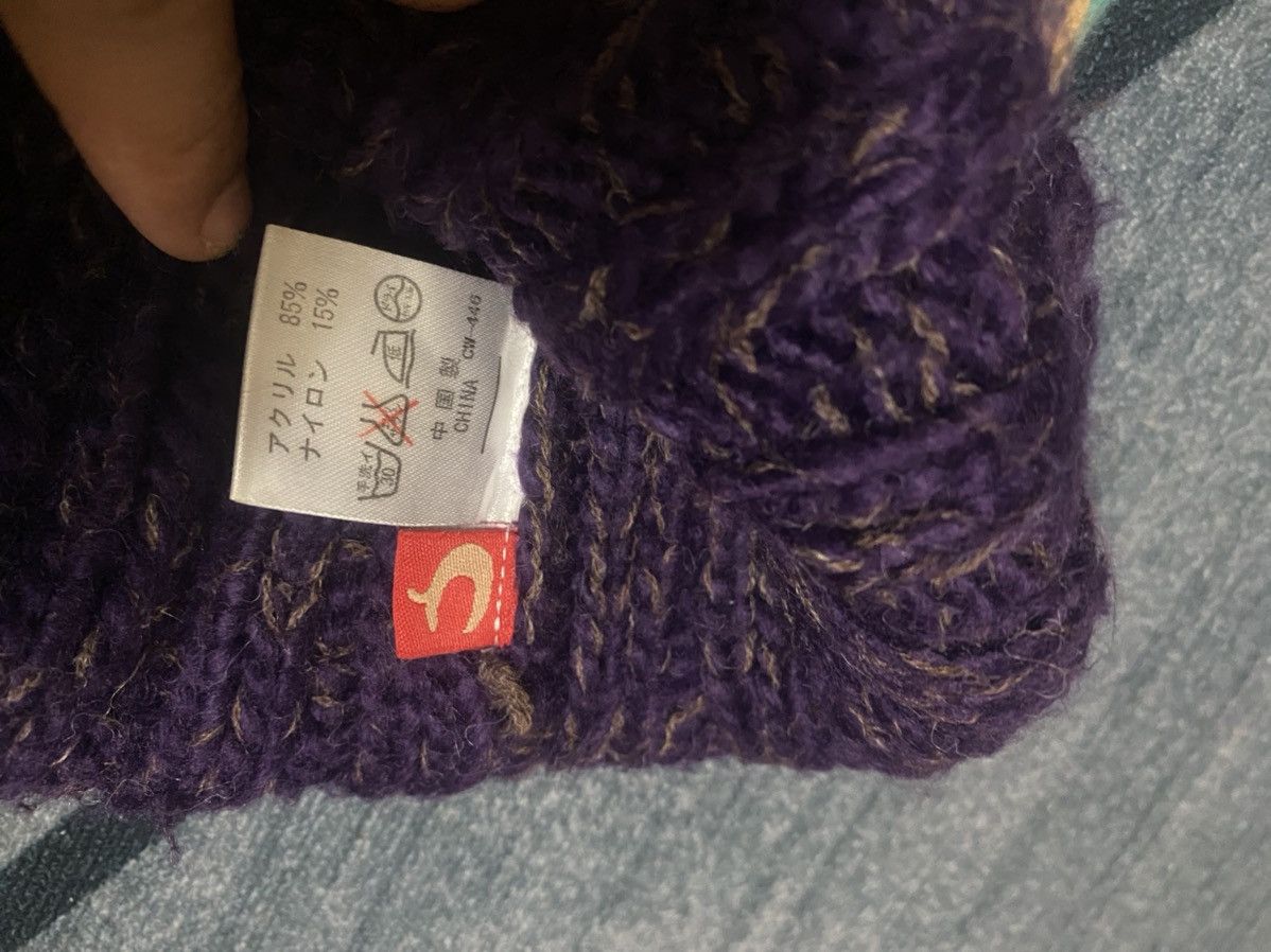 Japanese Brand Japanese Amina Stripes Knitted Beanie Hat Size ONE SIZE - 6 Thumbnail
