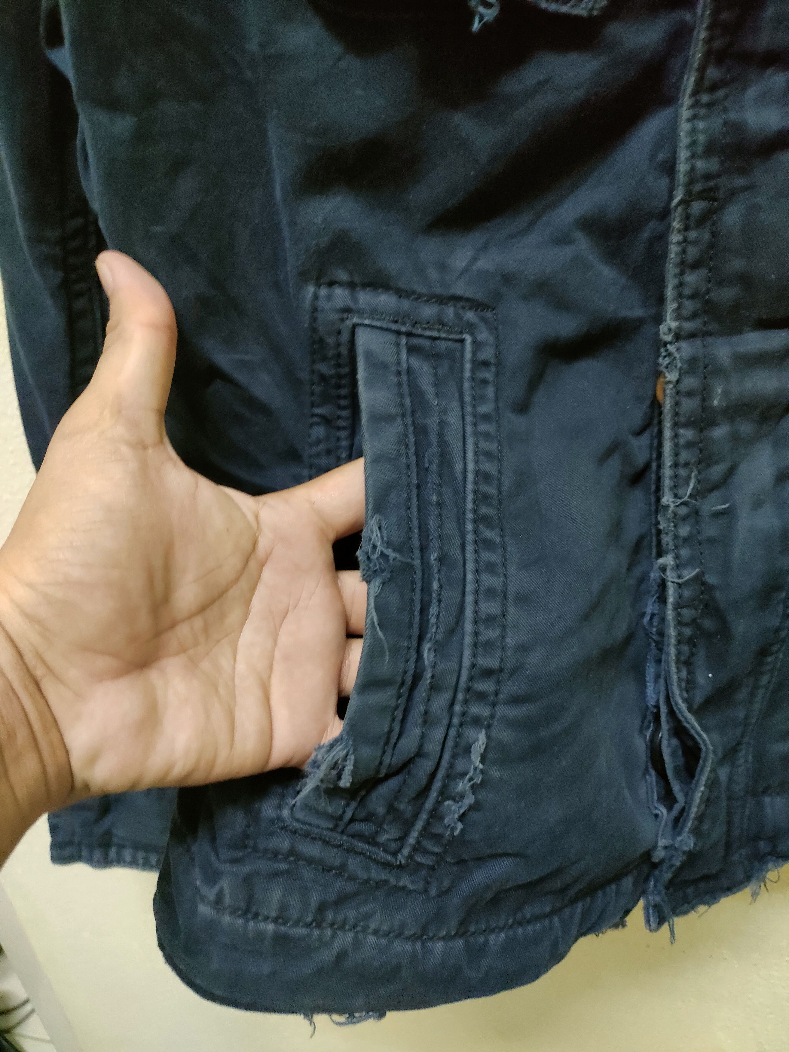 Abercrombie & Fitch 🔥 Steals 🔥 Abercrombie &Fitch Distressed Jacket Size US S / EU 44-46 / 1 - 8 Thumbnail