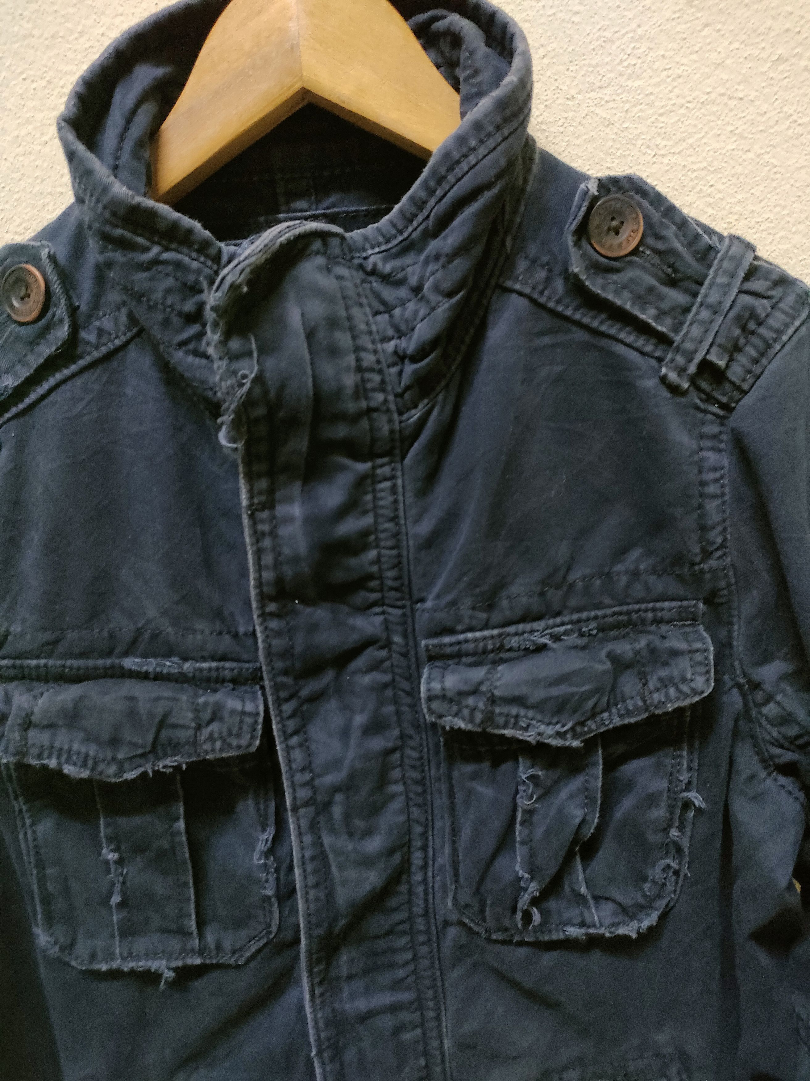 Abercrombie & Fitch 🔥 Steals 🔥 Abercrombie &Fitch Distressed Jacket Size US S / EU 44-46 / 1 - 9 Thumbnail