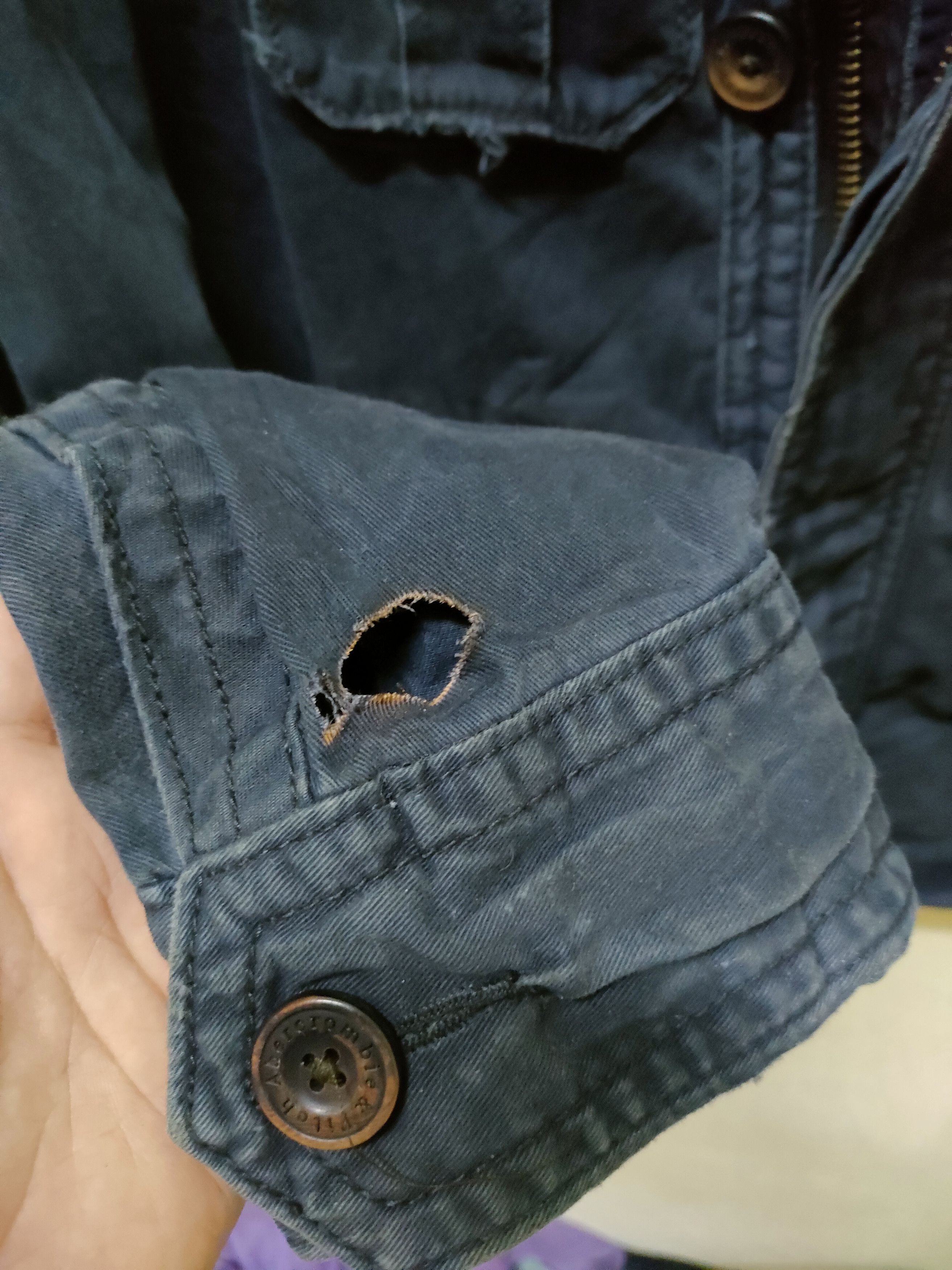 Abercrombie & Fitch 🔥 Steals 🔥 Abercrombie &Fitch Distressed Jacket Size US S / EU 44-46 / 1 - 5 Thumbnail