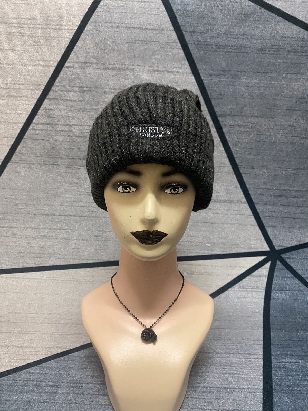 CHRISTY' London Embroidered Logo Beanie Hat
