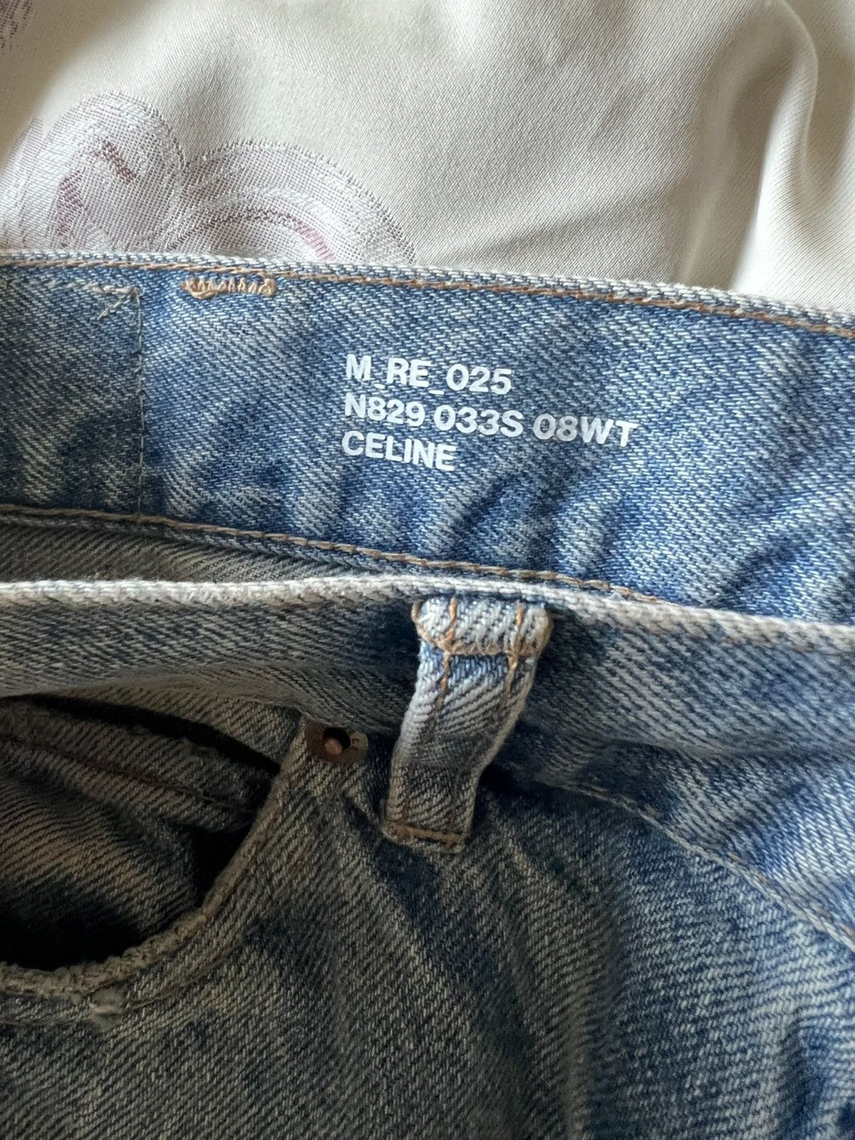 Celine × Hedi Slimane Celine destroyed Wesley jeans Sz27 Size US 27 - 12 Thumbnail