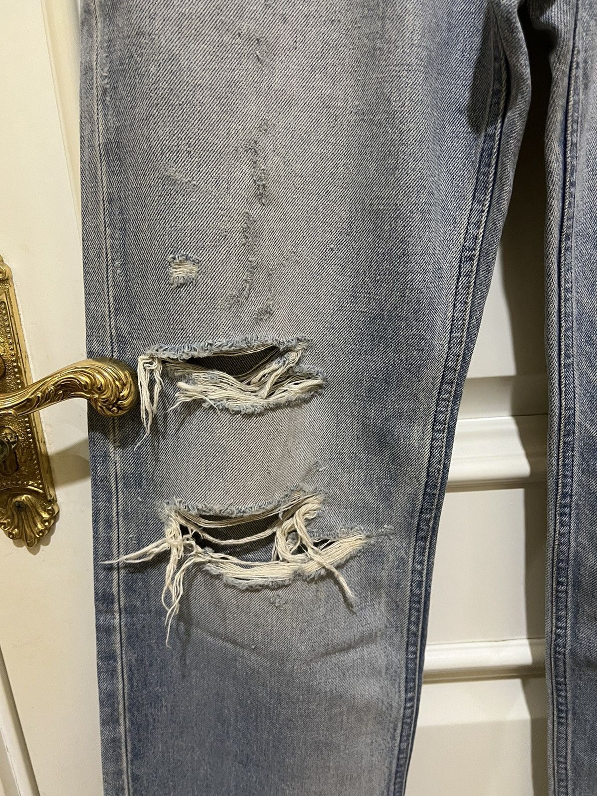 Celine × Hedi Slimane Celine destroyed Wesley jeans Sz27 Size US 27 - 7 Thumbnail