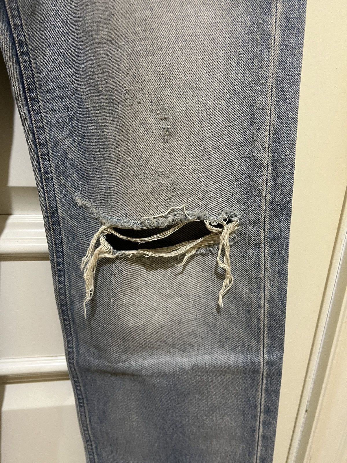 Celine × Hedi Slimane Celine destroyed Wesley jeans Sz27 Size US 27 - 8 Thumbnail