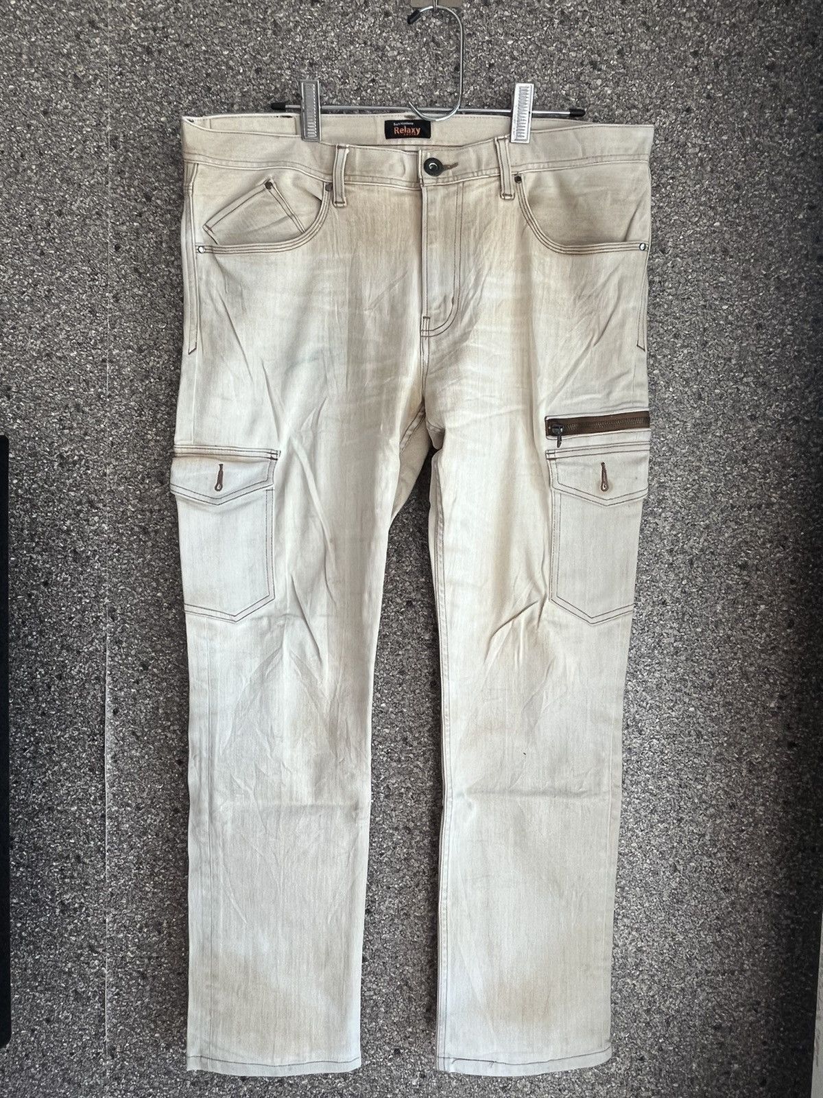 image of Distressed Denim Relaxy Denim Ft54, Men's (Size 38)