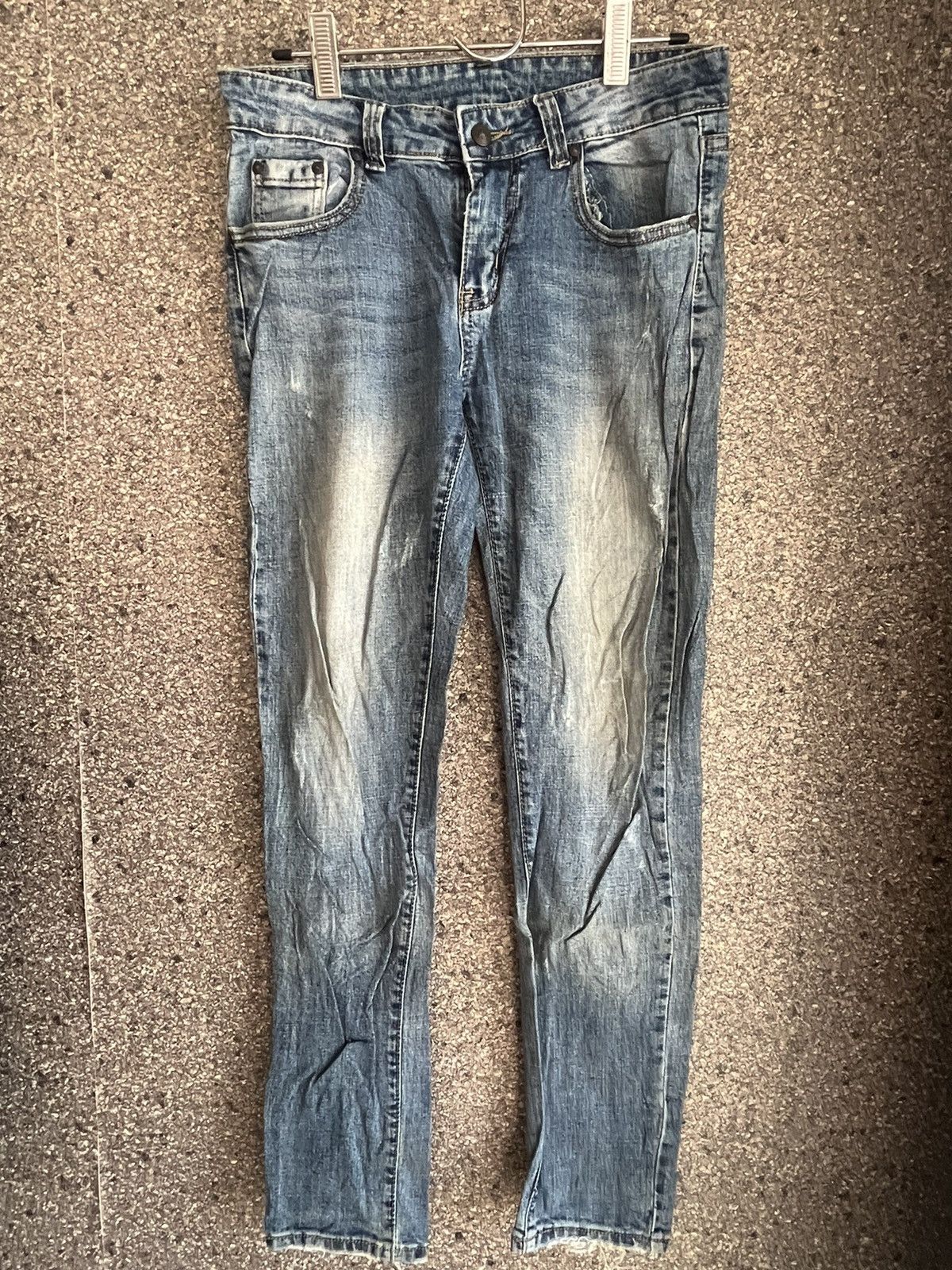 image of Distressed Denim Versace Ft54 in Denim, Men's (Size 30)