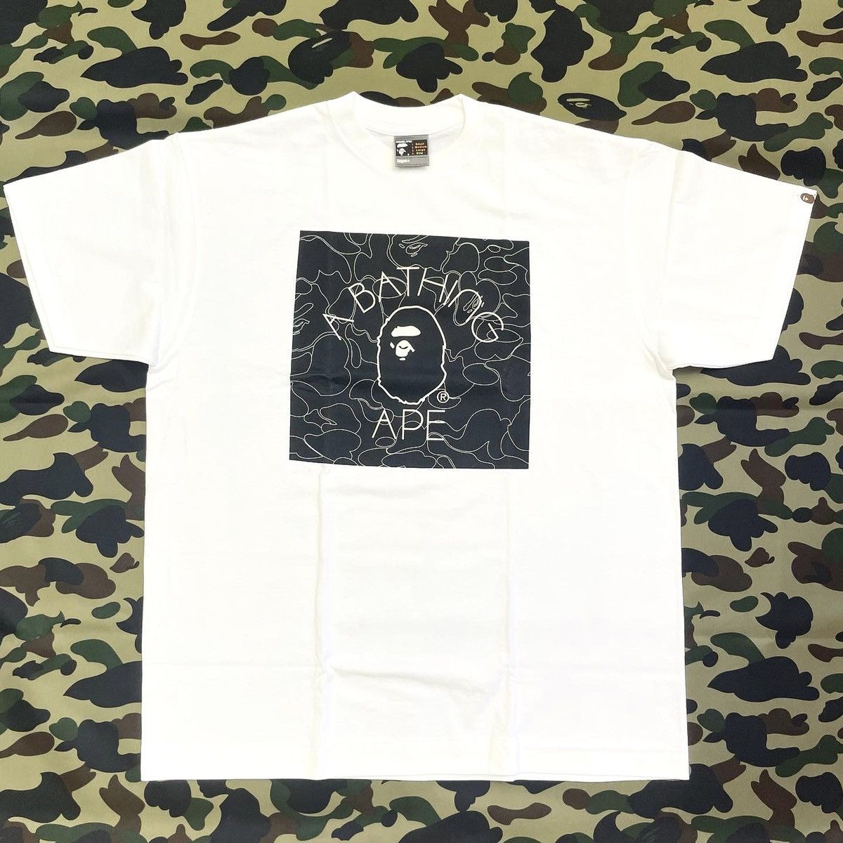 Bape Neon Camo Box Tee Size US XL / EU 56 / 4 - 1 Thumbnail