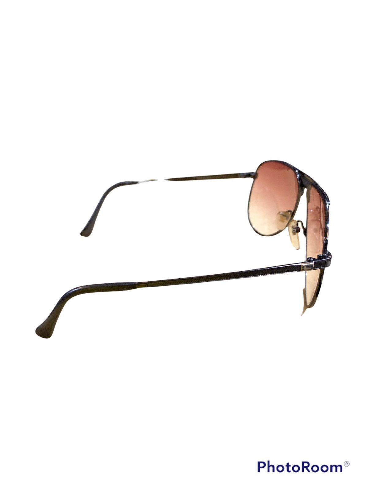 Lancel VTG 1980s LANCEL ICONIC AVIATOR GRADIENT BROWN SHADES 61 Size ONE SIZE - 4 Thumbnail