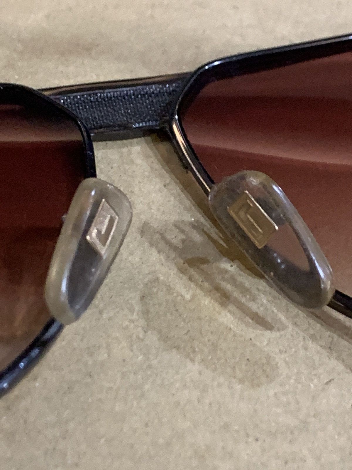 Lancel VTG 1980s LANCEL ICONIC AVIATOR GRADIENT BROWN SHADES 61 Size ONE SIZE - 9 Thumbnail