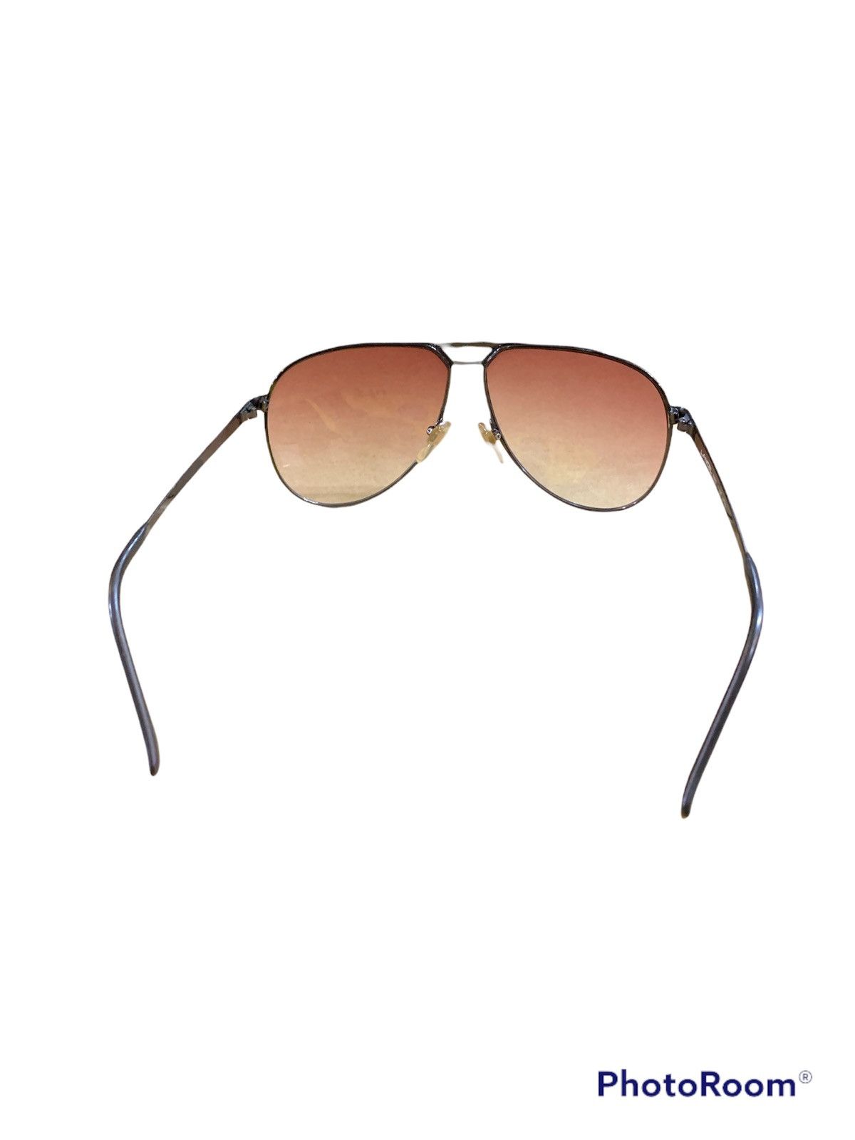 Lancel VTG 1980s LANCEL ICONIC AVIATOR GRADIENT BROWN SHADES 61 Size ONE SIZE - 5 Thumbnail