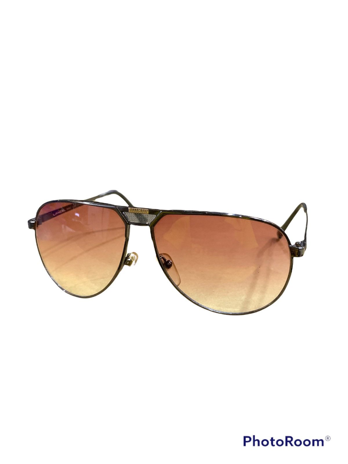 Lancel VTG 1980s LANCEL ICONIC AVIATOR GRADIENT BROWN SHADES 61 Size ONE SIZE - 6 Thumbnail