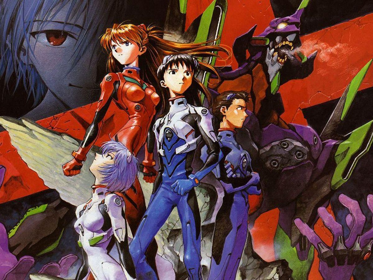 Anime × Vintage 00s COSPA Neon Genesis Evangelion 2.0 long sleeve Size US L / EU 52-54 / 3 - 11 Thumbnail