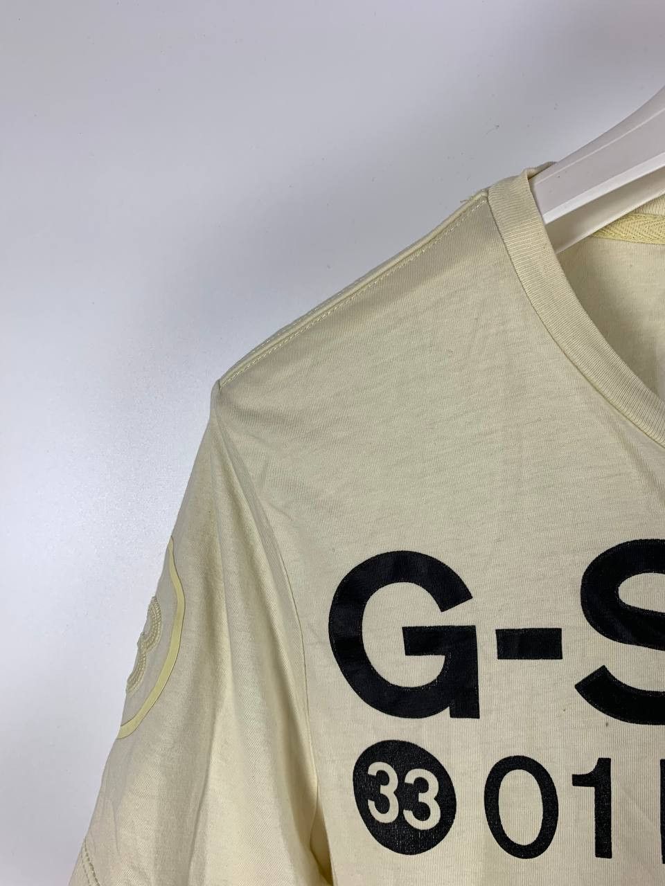 G-Star Gstar Big Logo t-shirt short sleeve yellow M Size US M / EU 48-50 / 2 - 2 Thumbnail