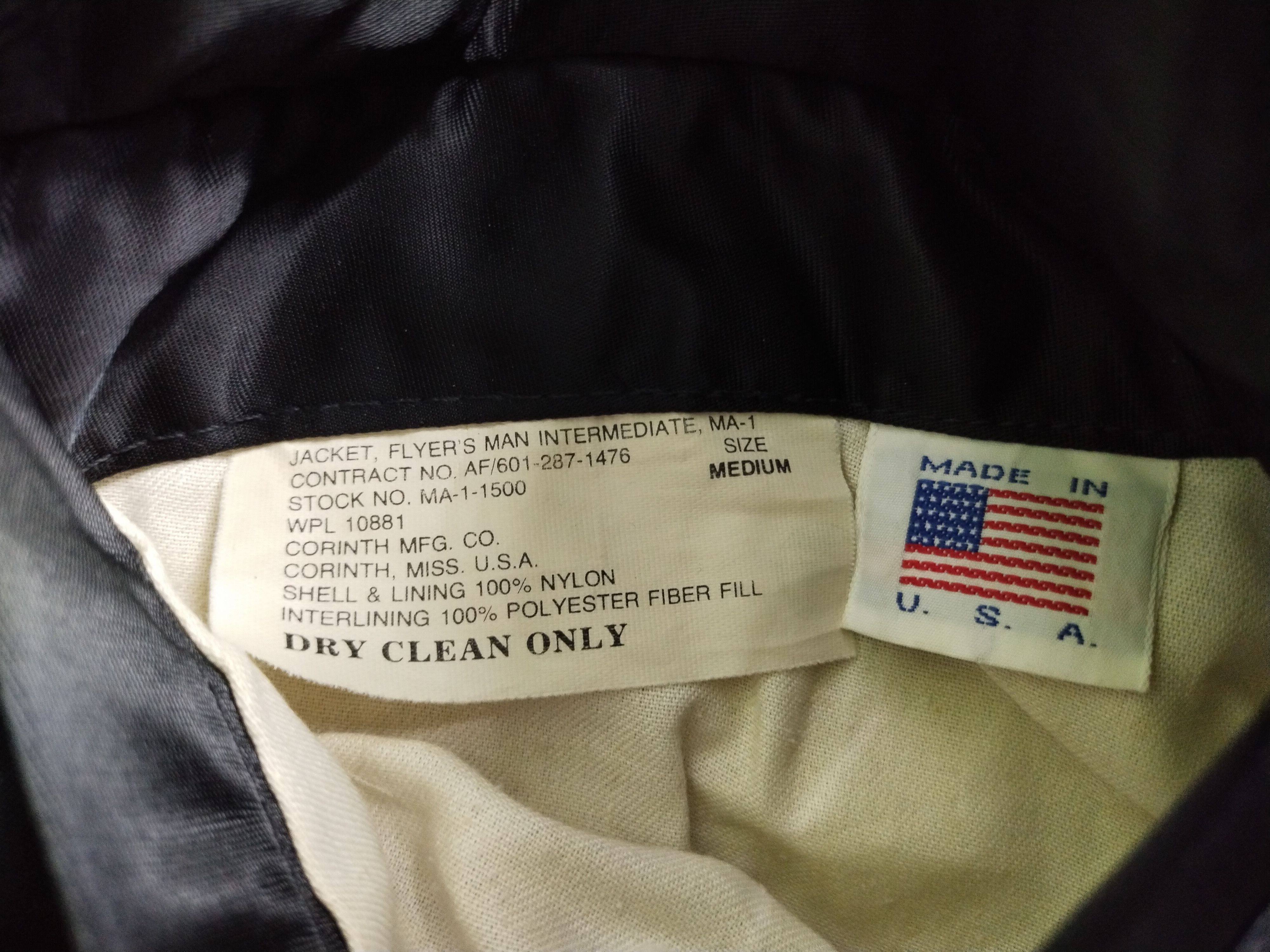Vintage VINTAGE REVERSIBLE JACKET MA-1 FLYER'S MEN BLACK JACKET Size US L / EU 52-54 / 3 - 13 Thumbnail
