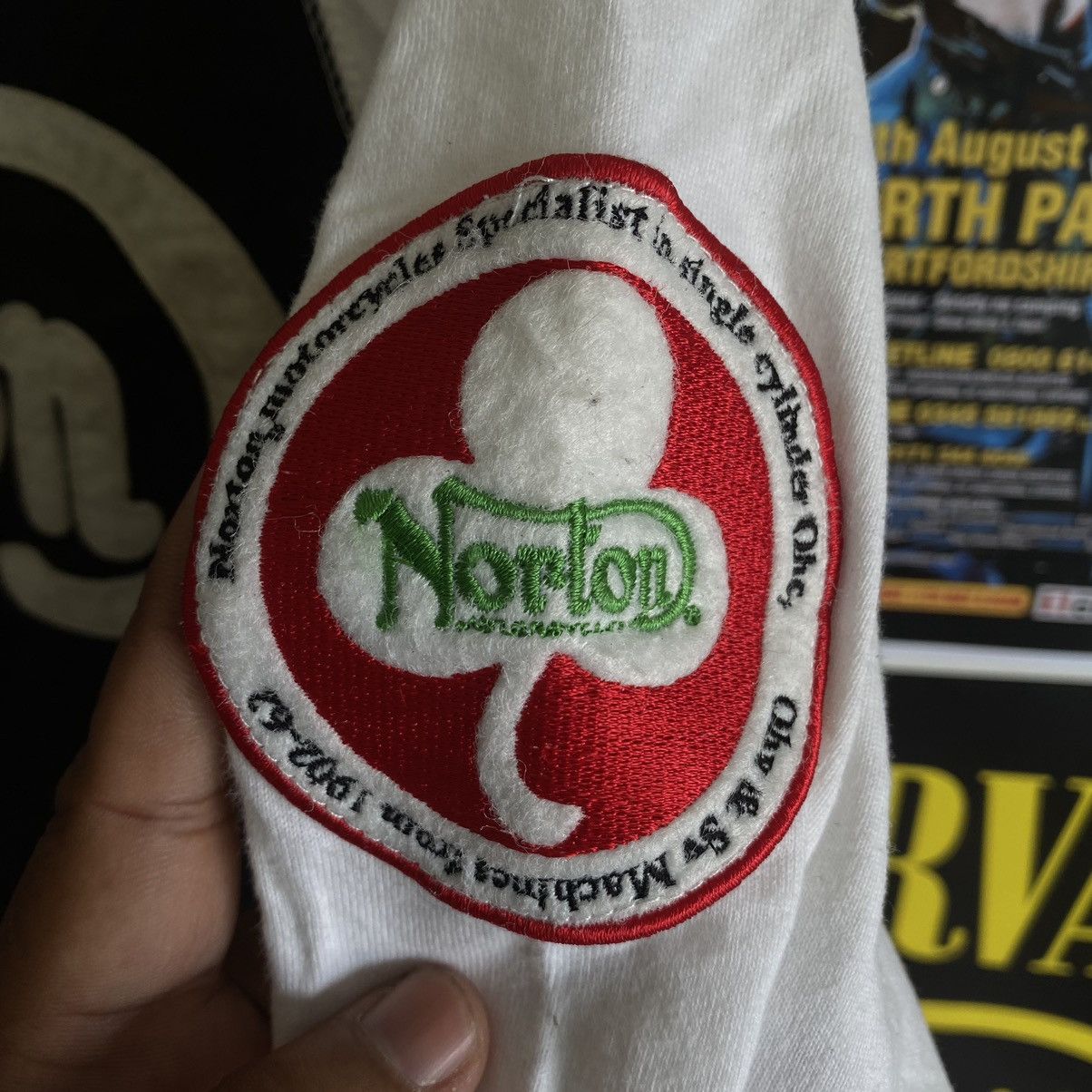Other Vintage Norton Motorcycles Full Graphic Patches Size US S / EU 44-46 / 1 - 4 Thumbnail