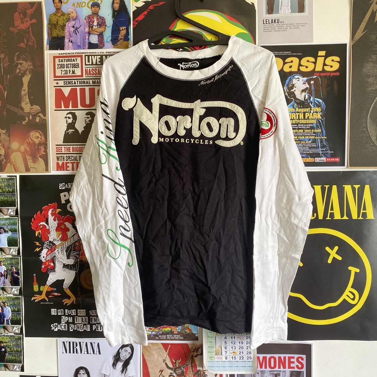 Other Vintage Norton Motorcycles Full Graphic Patches Size US S / EU 44-46 / 1 - 1 Thumbnail