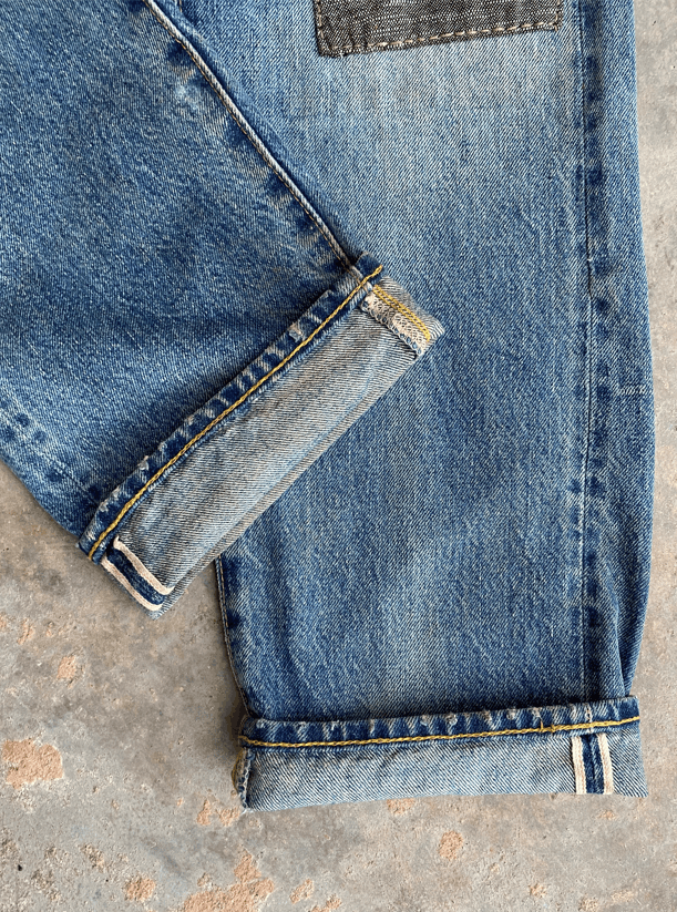 Levi's Light Wash Rebuild Distressed Levi's 501ZXX Redline Jeans Size US 30 / EU 46 - 3 Thumbnail