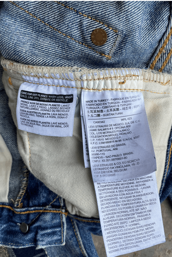 Levi's Light Wash Rebuild Distressed Levi's 501ZXX Redline Jeans Size US 30 / EU 46 - 14 Thumbnail