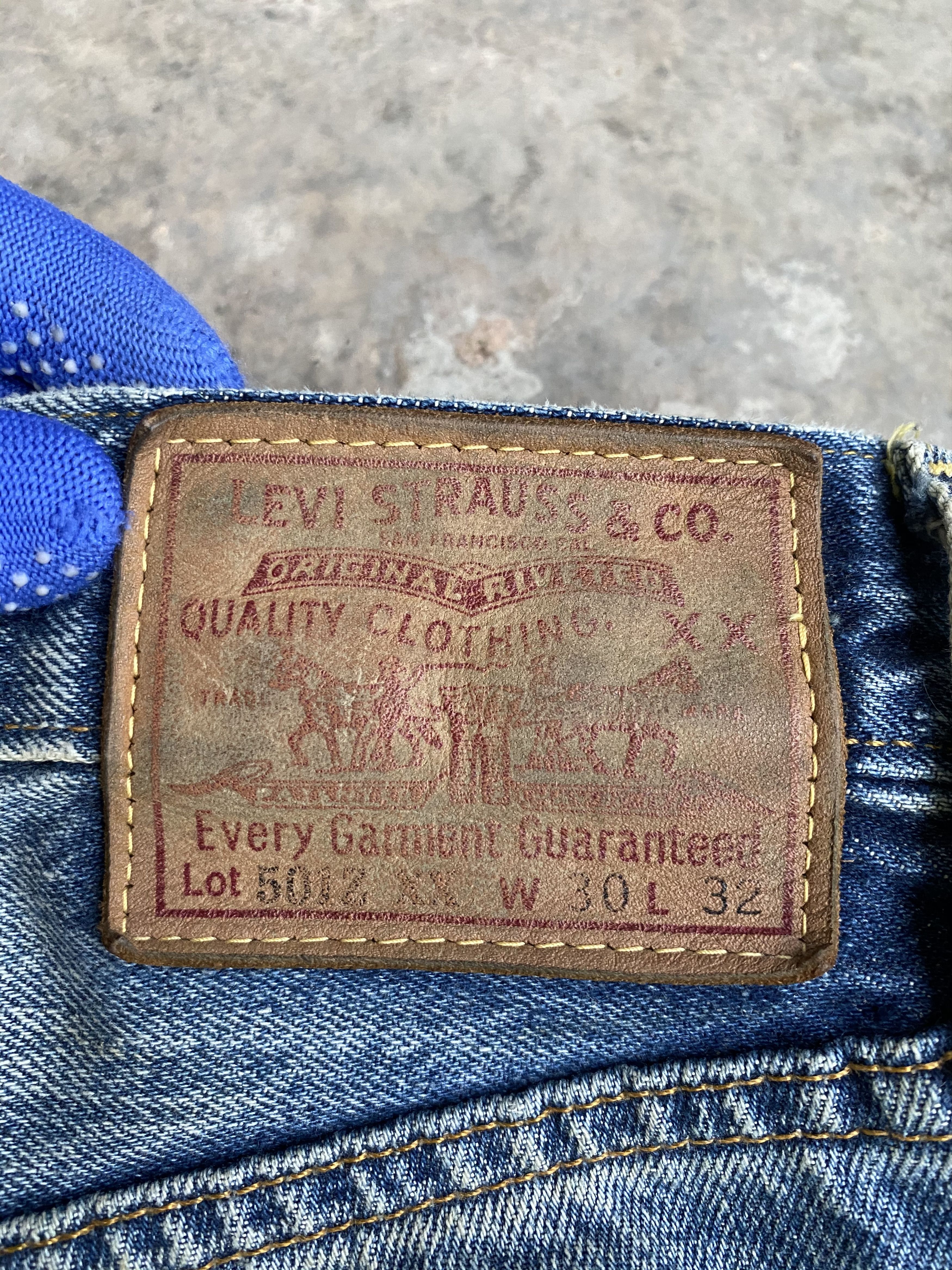 Levi's Light Wash Rebuild Distressed Levi's 501ZXX Redline Jeans Size US 30 / EU 46 - 21 Thumbnail