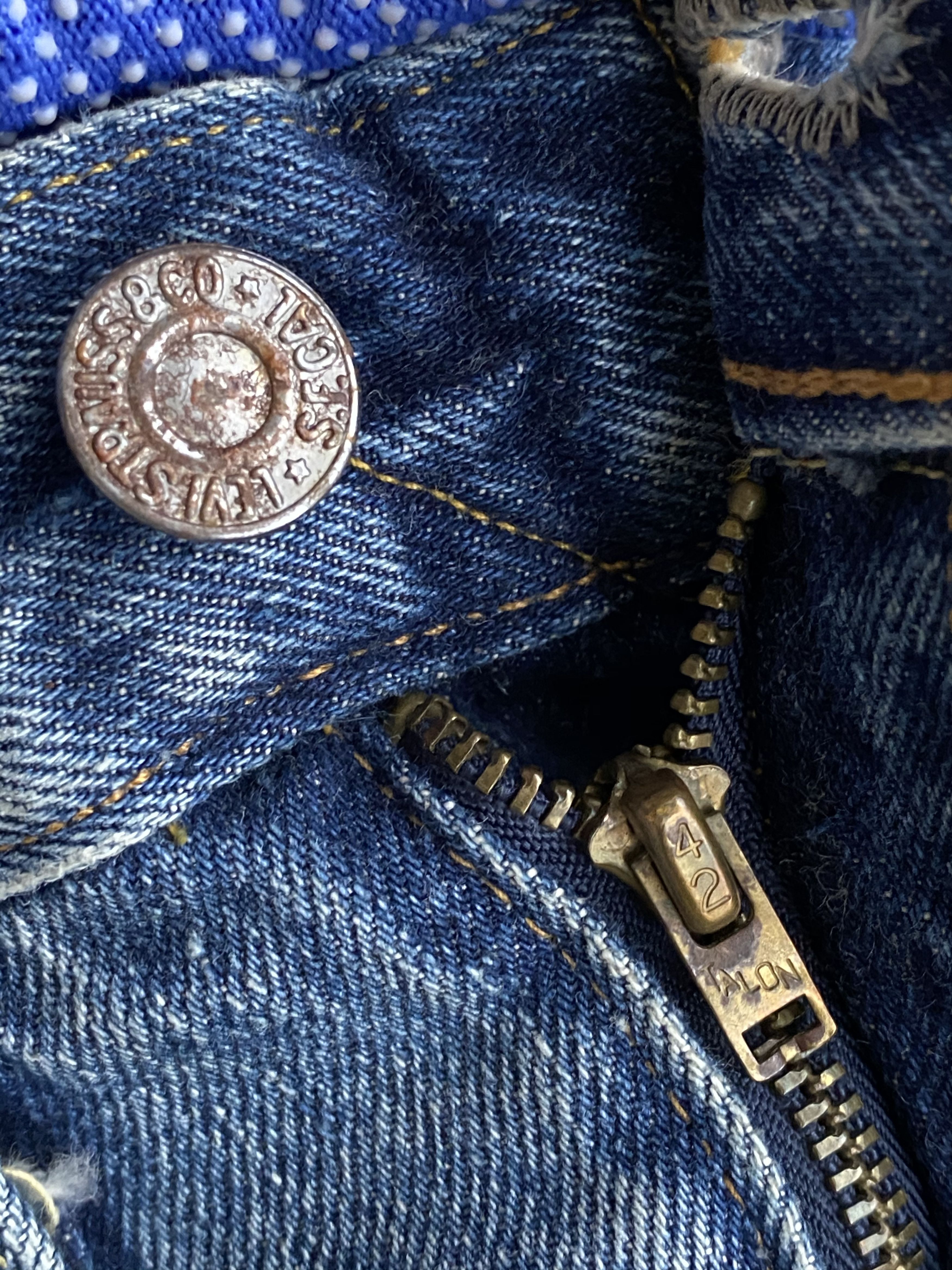 Levi's Light Wash Rebuild Distressed Levi's 501ZXX Redline Jeans Size US 30 / EU 46 - 12 Thumbnail