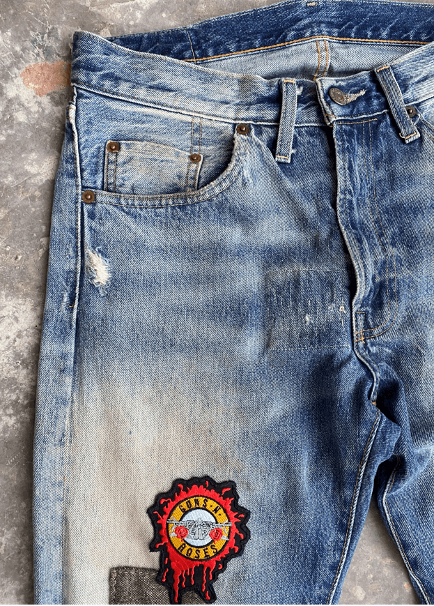 Levi's Light Wash Rebuild Distressed Levi's 501ZXX Redline Jeans Size US 30 / EU 46 - 5 Thumbnail