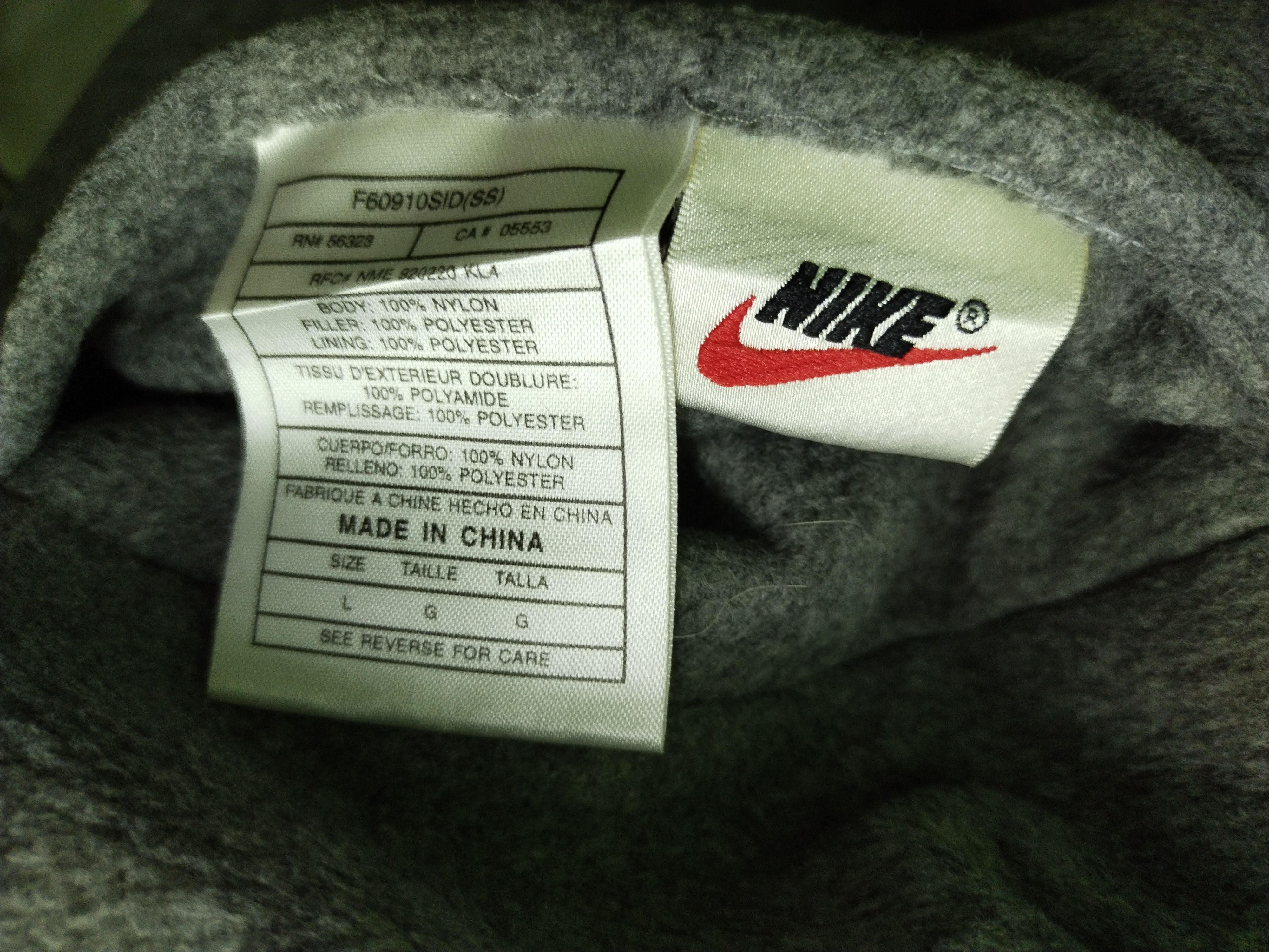 Nike × Vintage 🔥VINTAGE 90s BIG SWOOSH NIKE REVERSIBLE JACKET Size US L / EU 52-54 / 3 - 12 Thumbnail