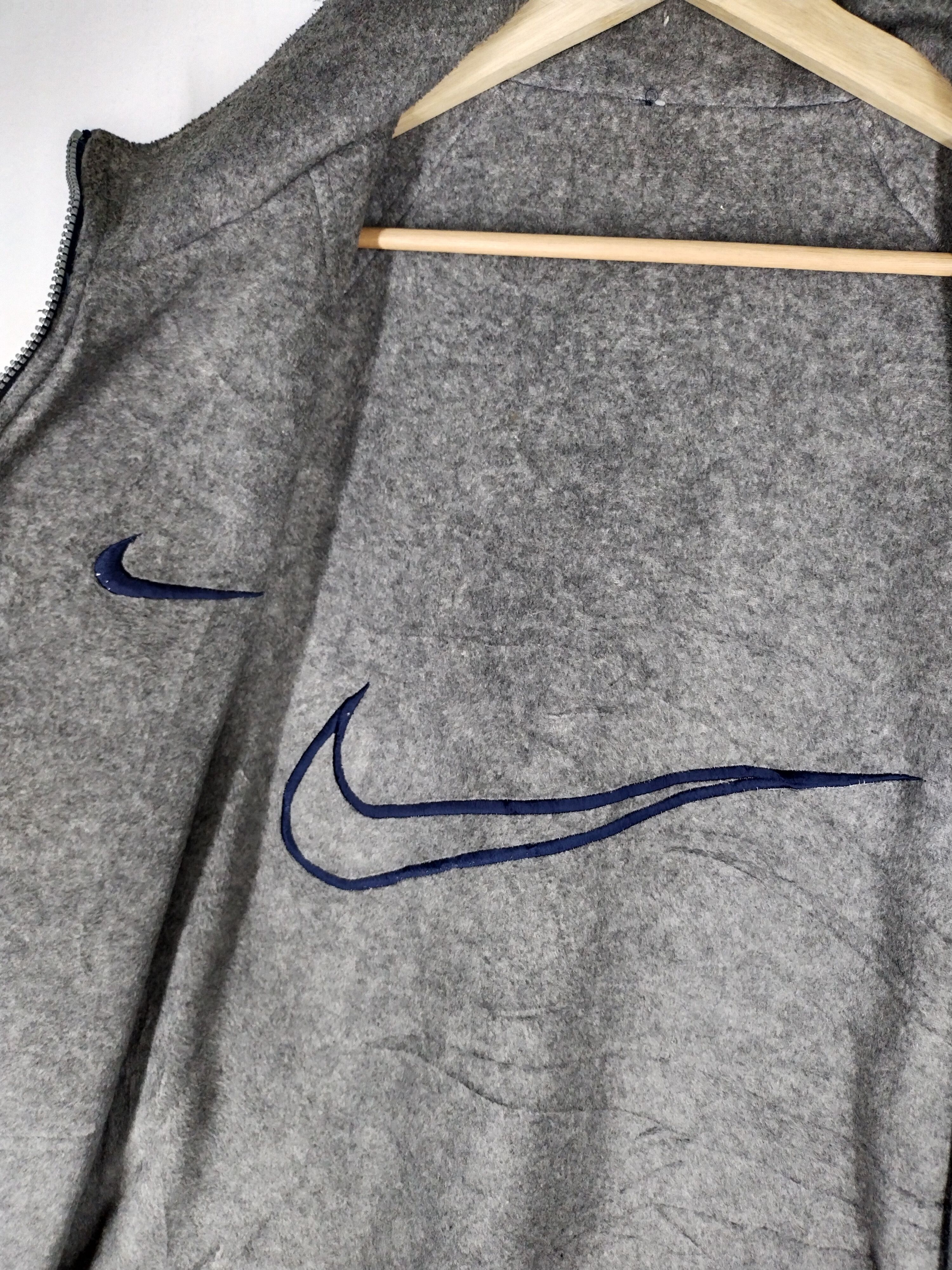 Nike × Vintage 🔥VINTAGE 90s BIG SWOOSH NIKE REVERSIBLE JACKET Size US L / EU 52-54 / 3 - 10 Thumbnail