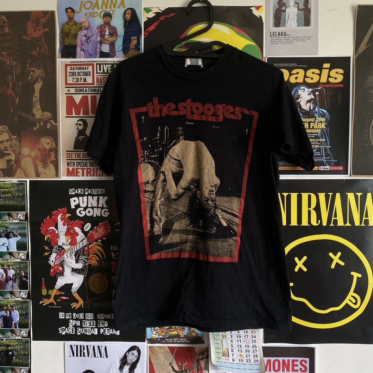 Band Tees Vintage The Stooges Bootleg Band T-Shirt Size US S / EU 44-46 / 1 - 1 Thumbnail