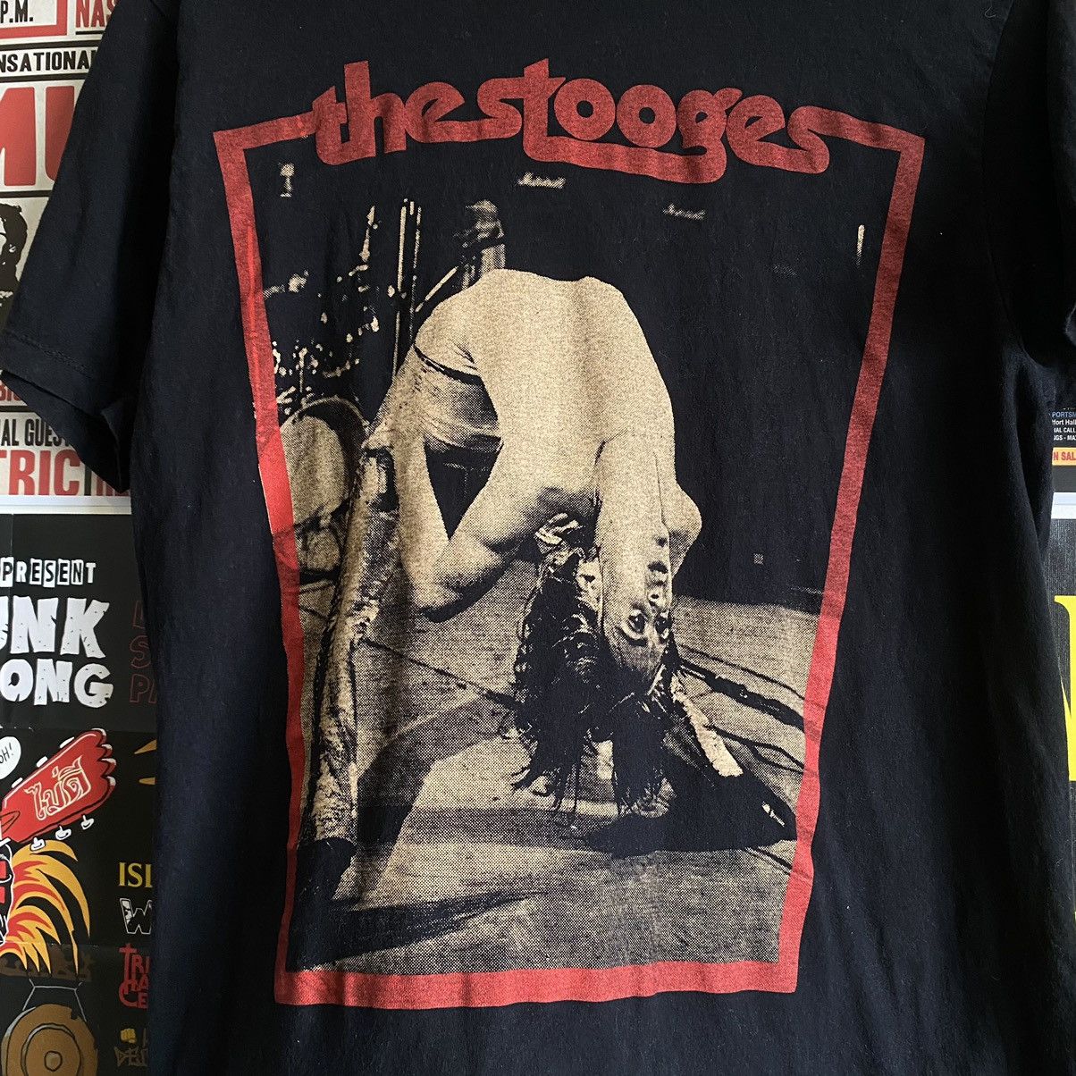 Band Tees Vintage The Stooges Bootleg Band T-Shirt Size US S / EU 44-46 / 1 - 3 Thumbnail
