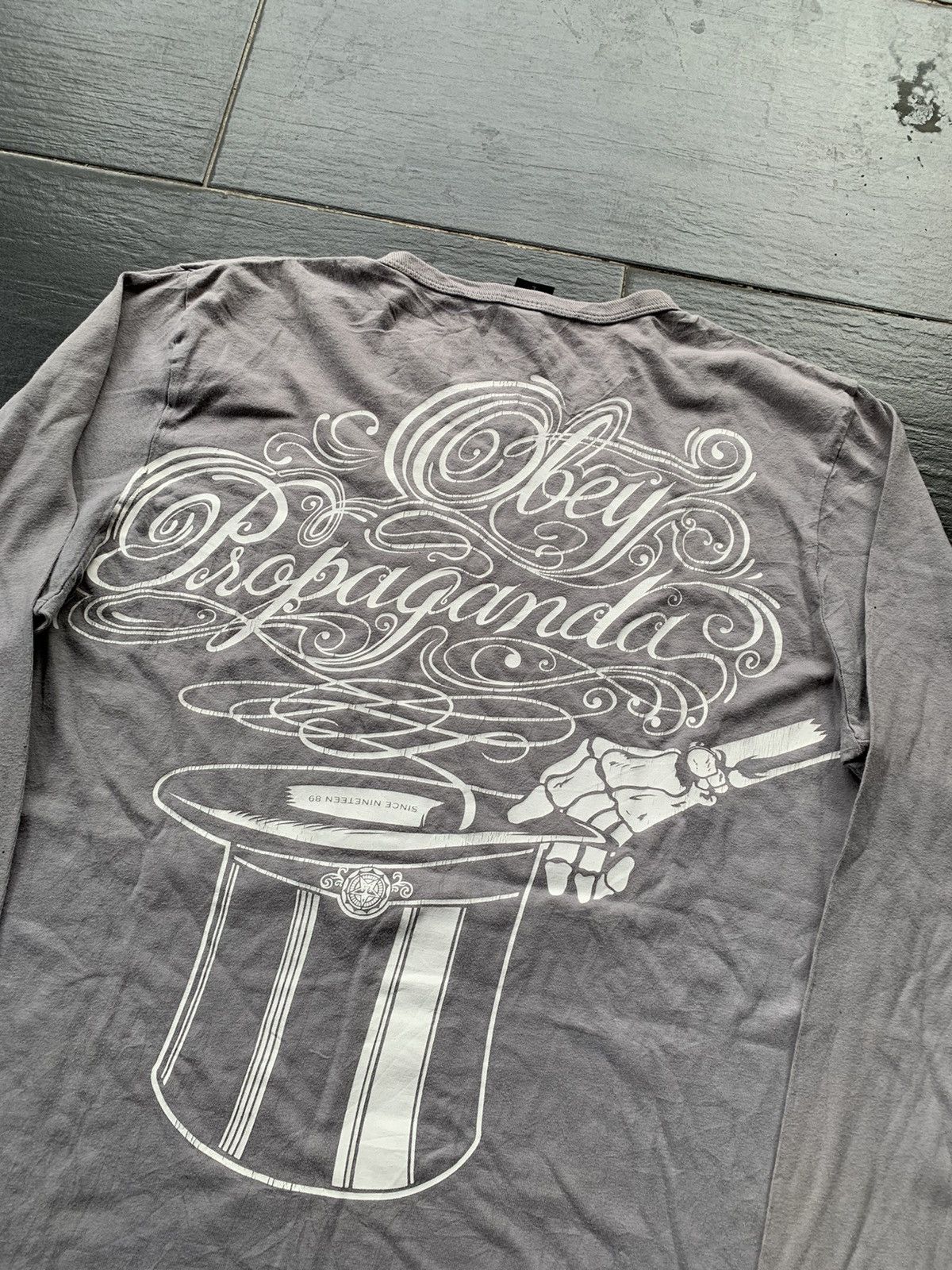 Obey × Vintage Vintage Obey Propaganda T- Shirt Size US M / EU 48-50 / 2 - 13 Thumbnail