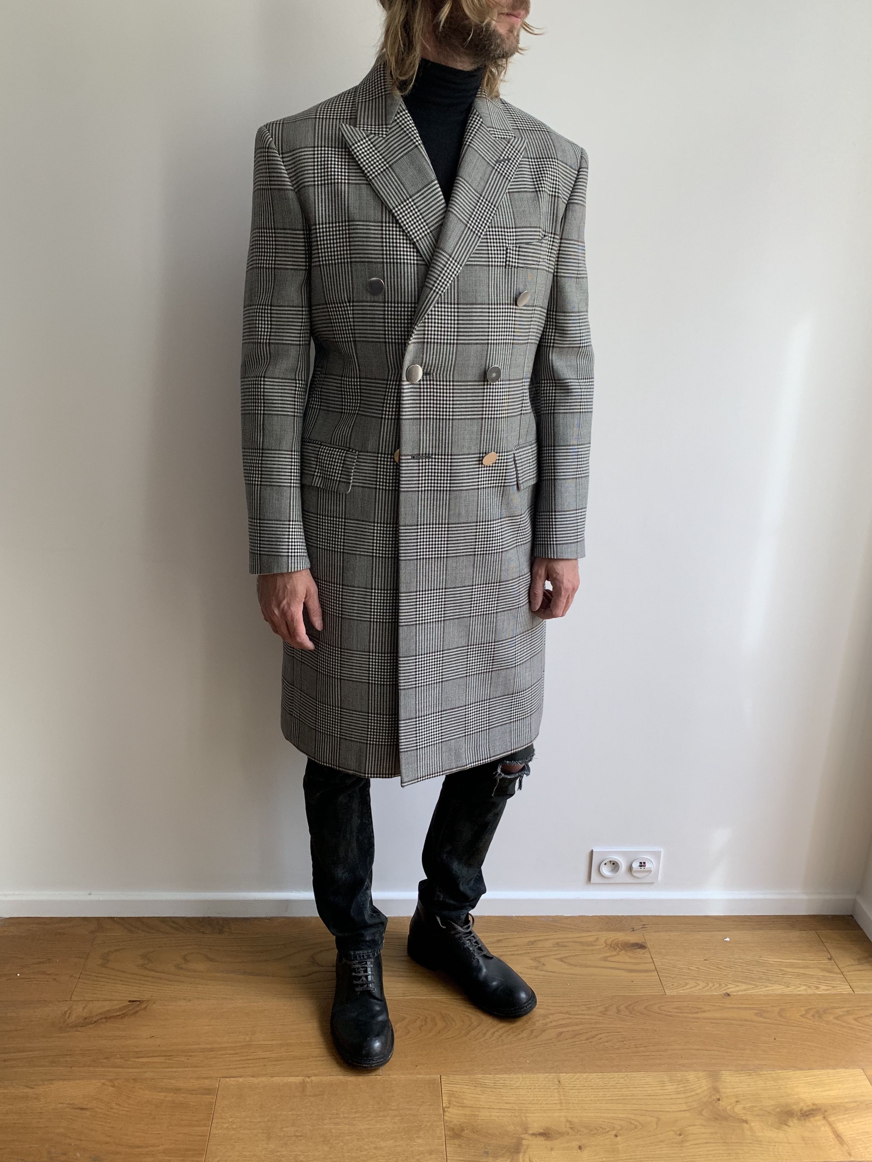 Calvin Klein New! Wool Coat Size US L / EU 52-54 / 3 - 3 Thumbnail